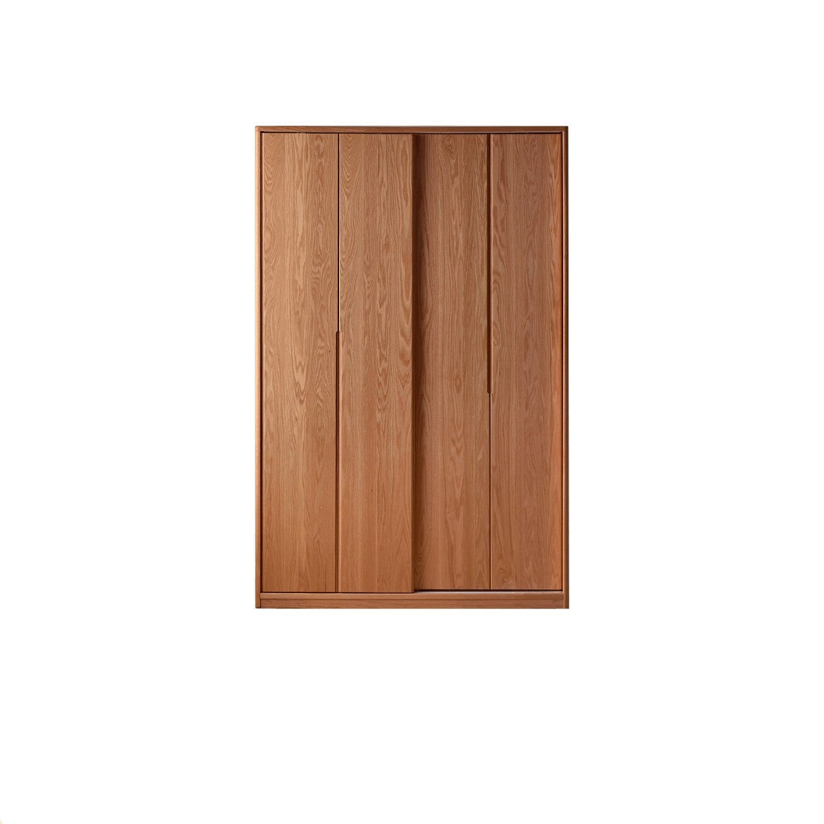 Oak Solid Wood Sliding Door Wardrobe"