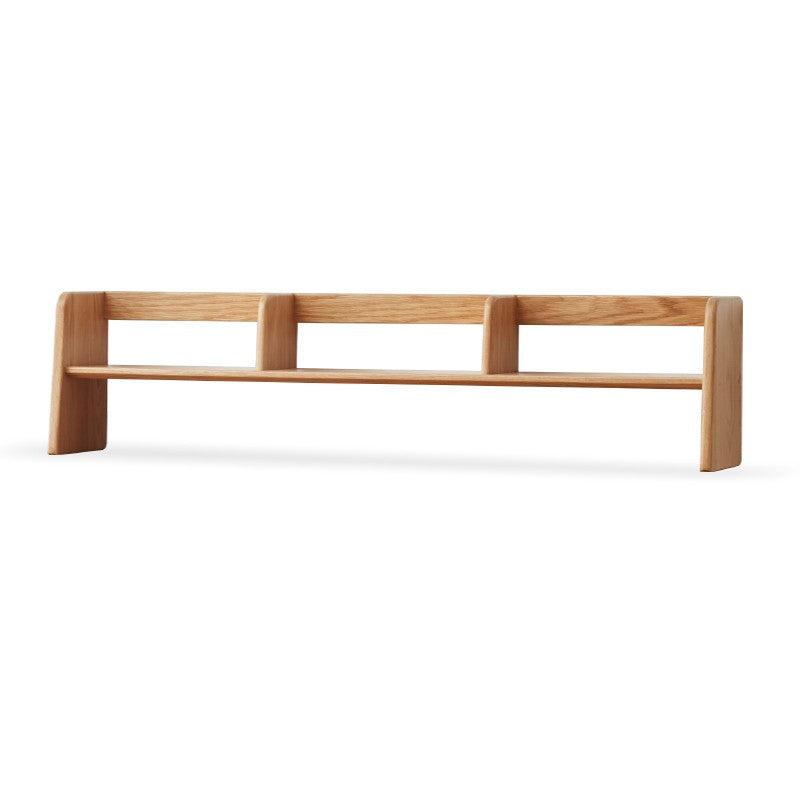 Beech, Oak Solid Wood Nordic Study Bookshelf