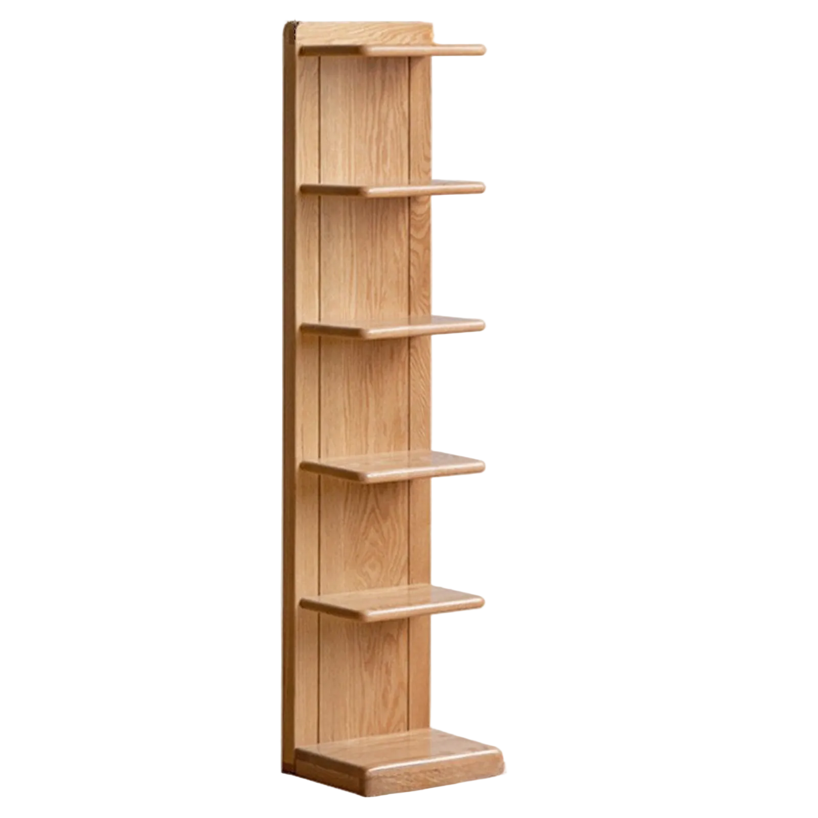Solid Rubberwood, Oak Solid Wood Multi-layer Storage Rack