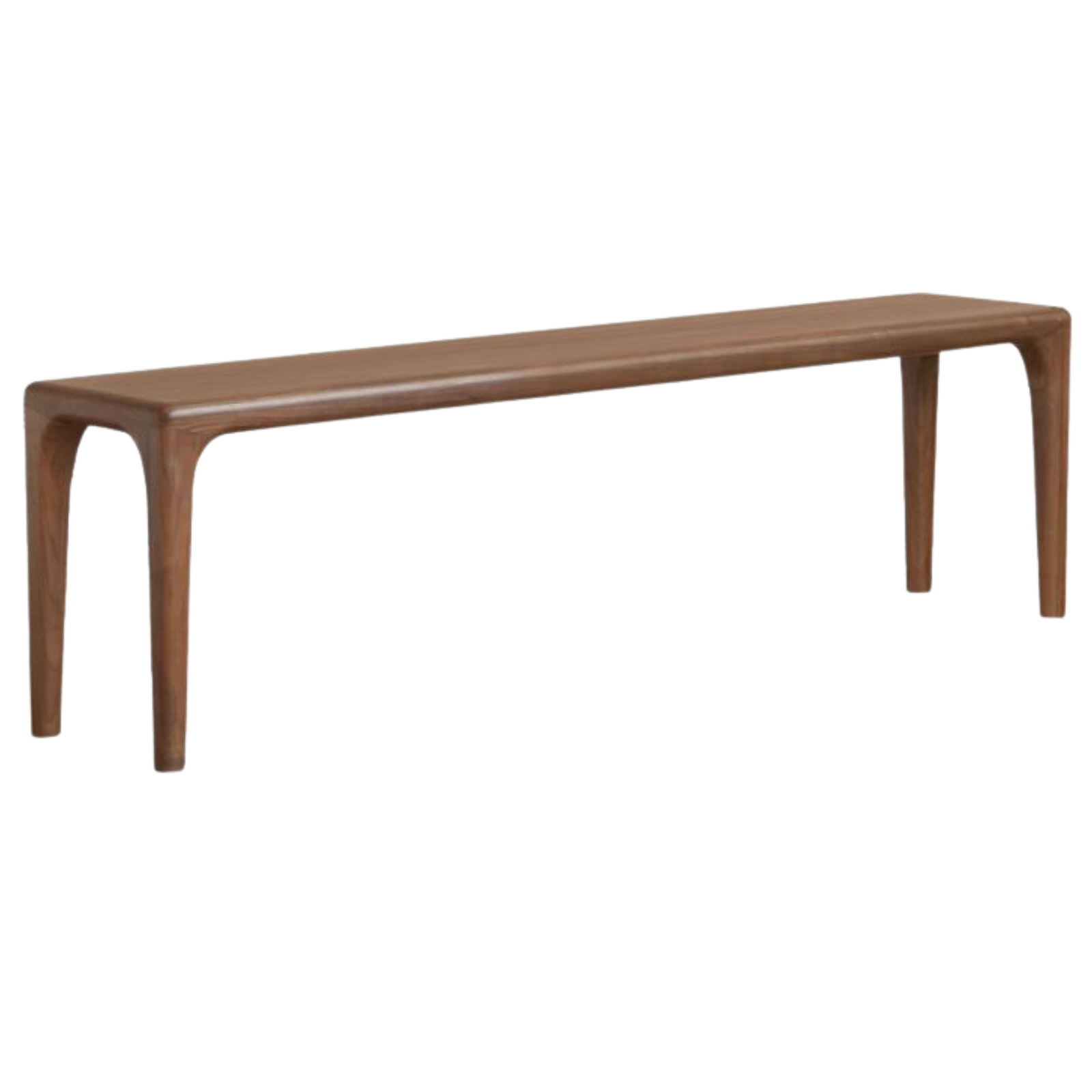 Black Walnut Solid Wood Light Luxury Style Bench