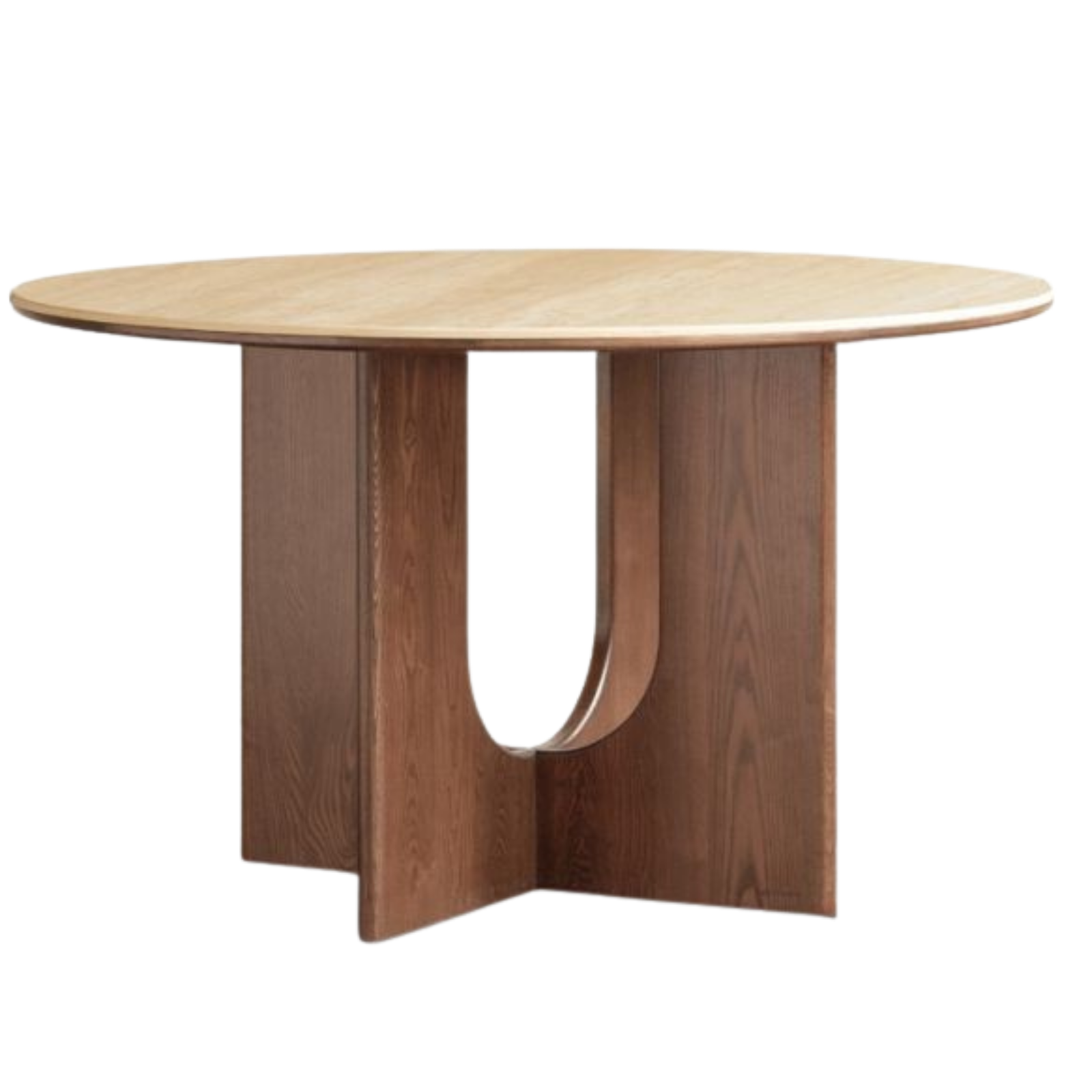 Ash Solid Wood Vintage Style Dining Table