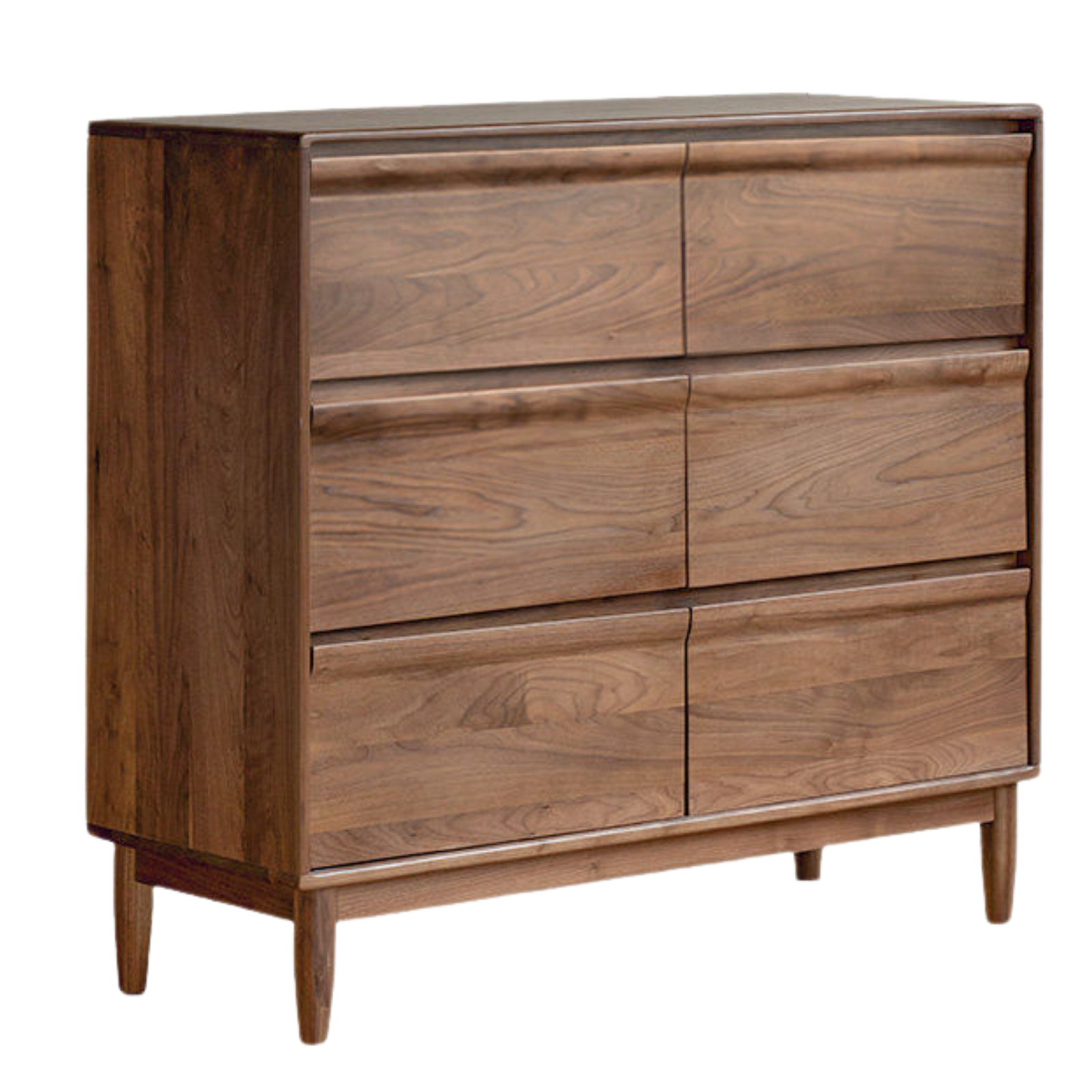 Black Walnut, Sandalwood Solid Wood Dresser