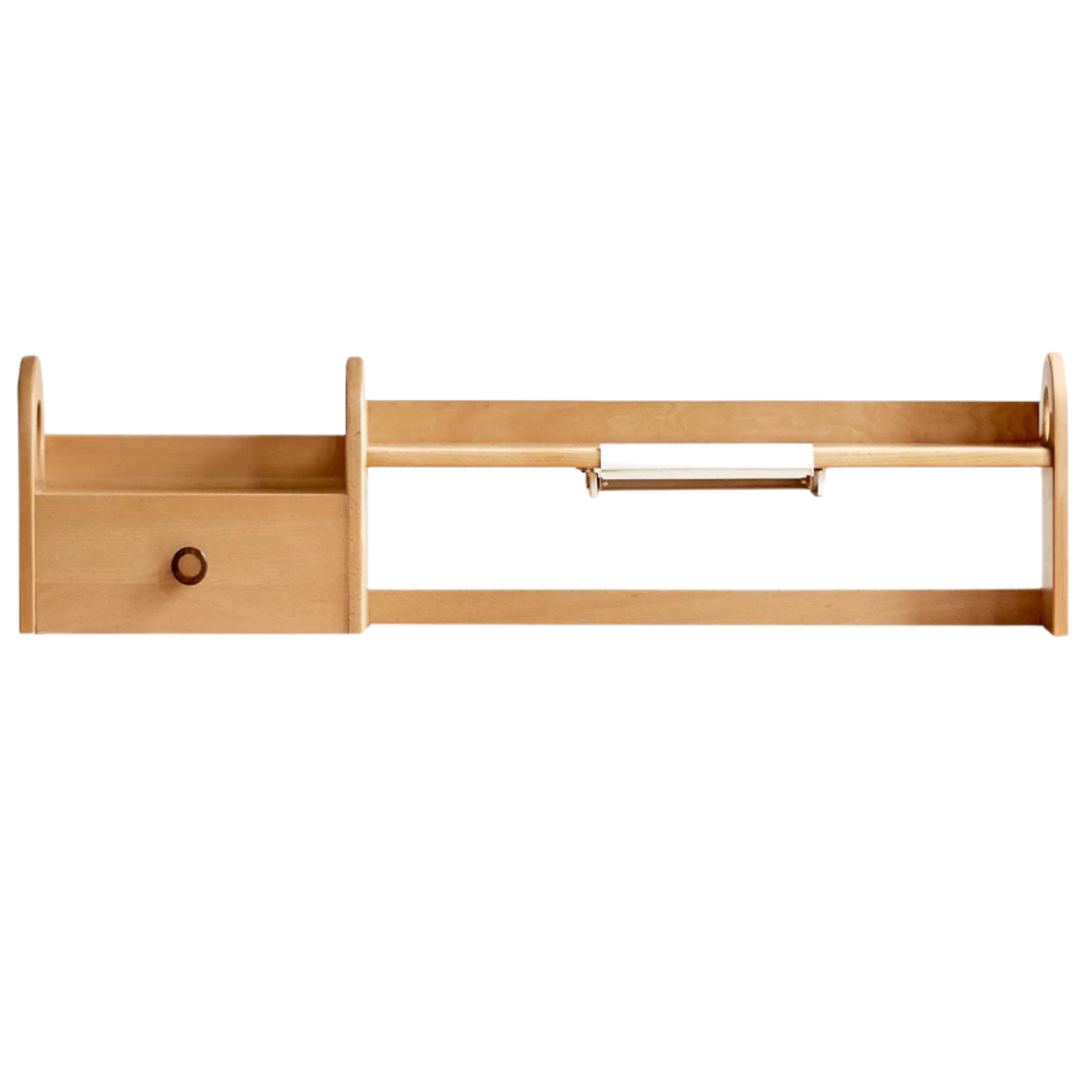 Beech Solid Wood Modern Bookshelf