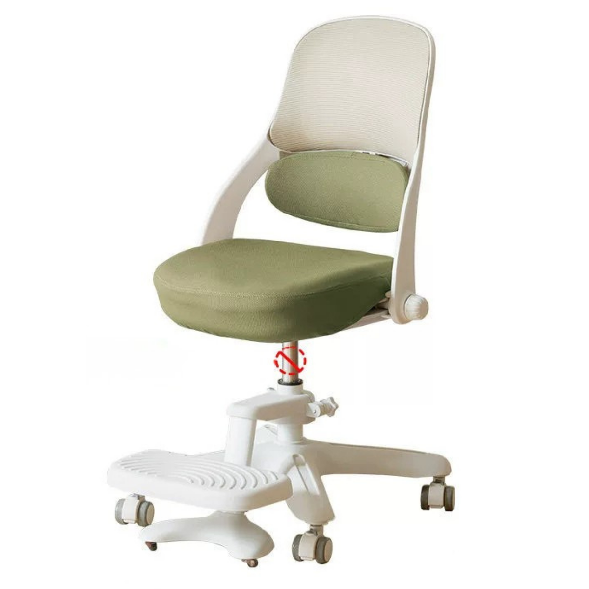 Kids Adjustable Swivel Study Chair with Footrest