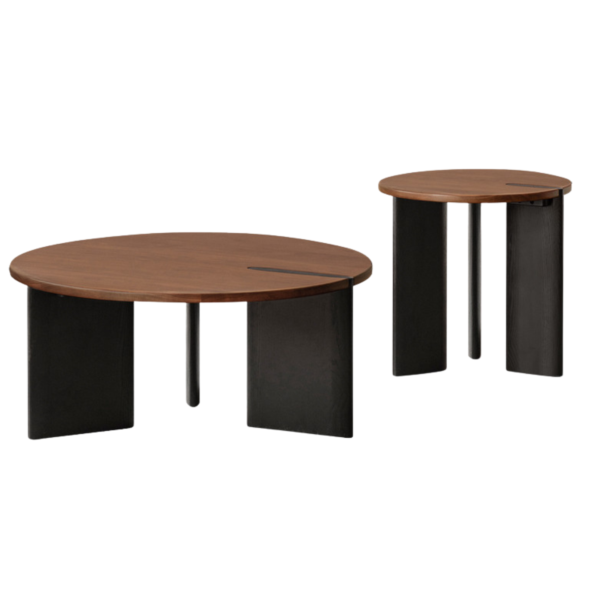 Black Walnut Solid Wood Italian Light Luxury Coffee Table
