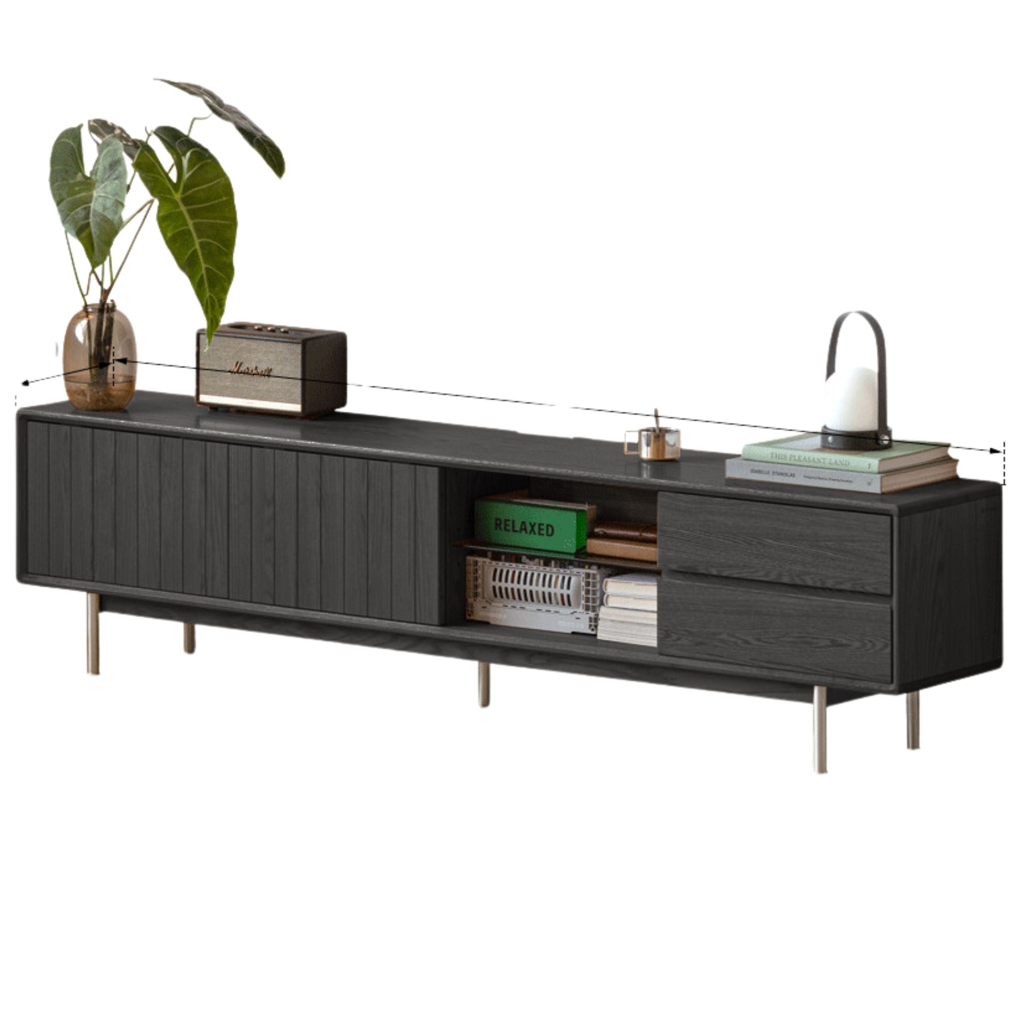 Oak Solid Wood Modern TV Сabinet.