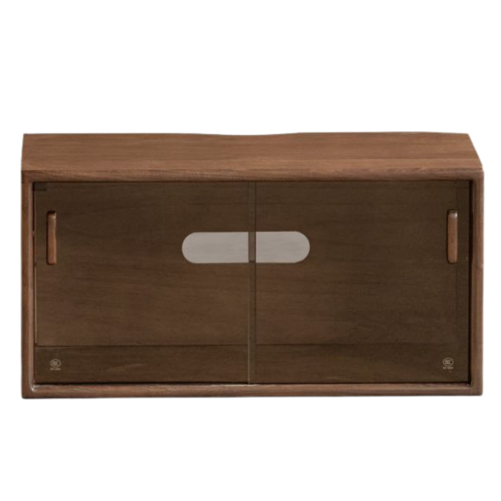 Black Walnut Solid Wood TV Cabinet with Modular Combination and Light Luxury Style