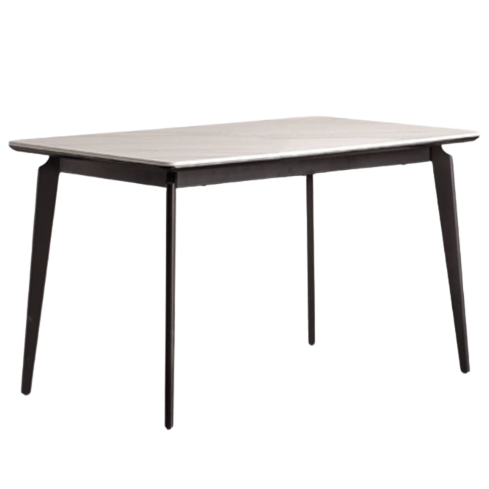 Solid Rubberwood Modern Minimalist Rock Board Dining Table