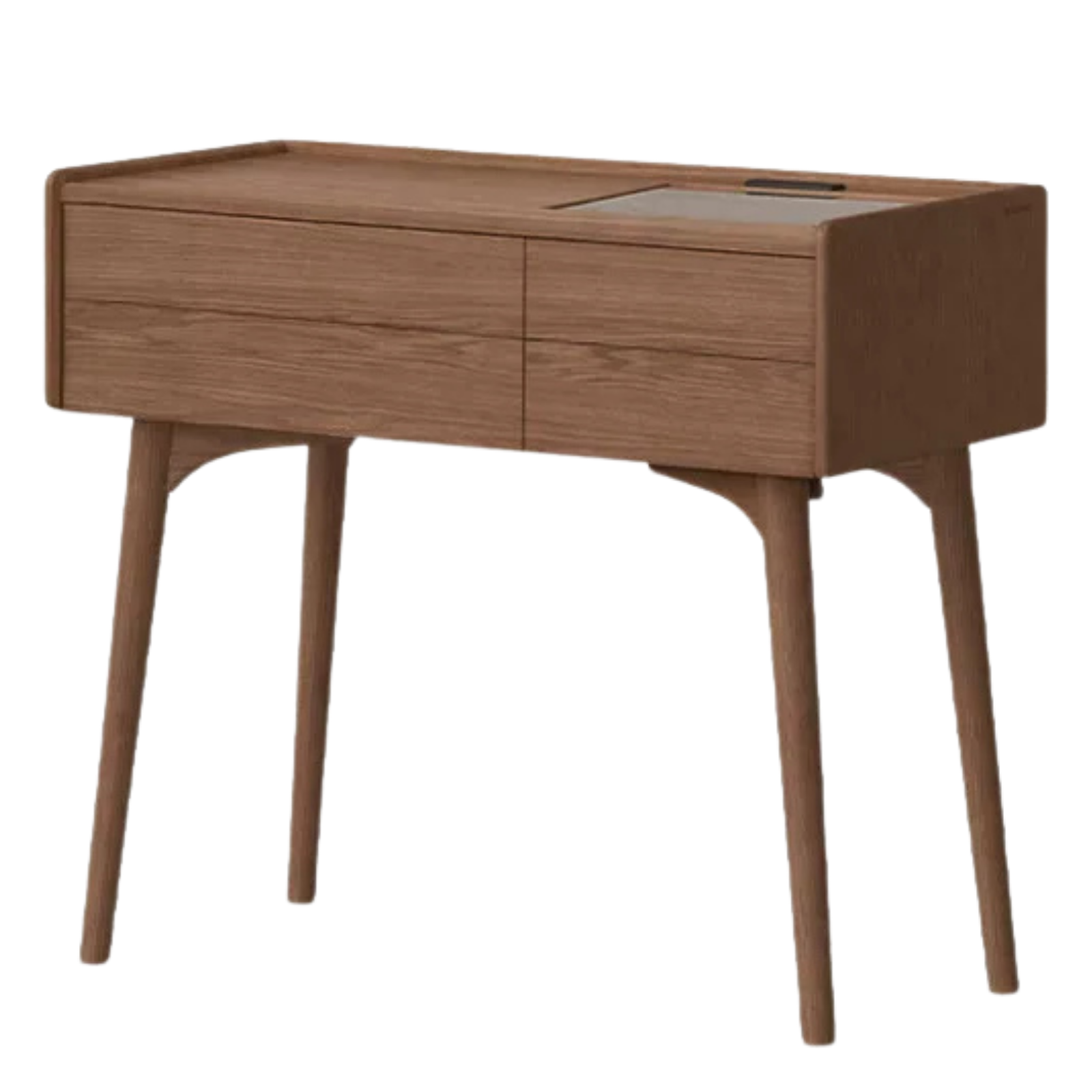 Oak Solid Wood Modern Minimalist Multifunctional Vanity Table