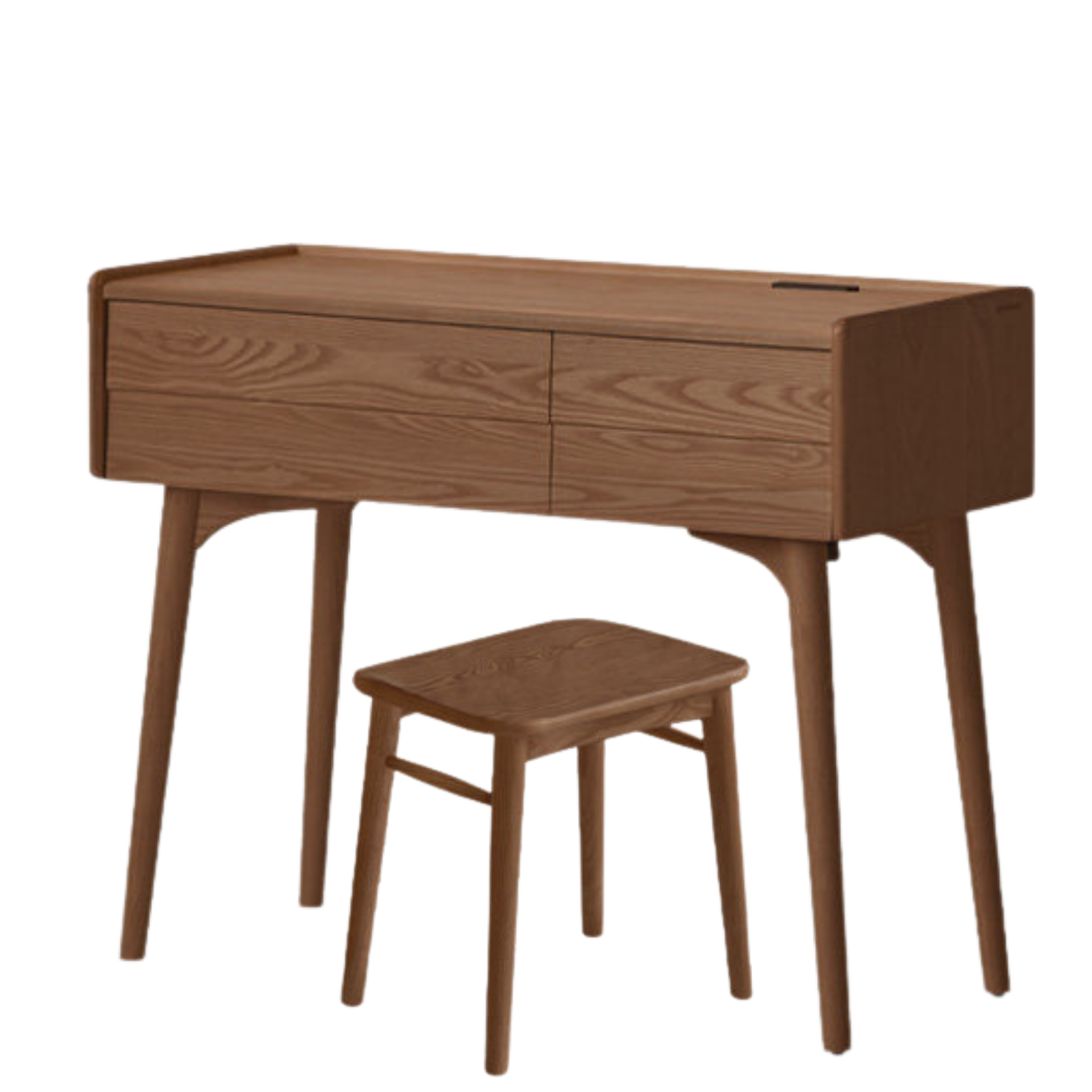 Ash Solid Wood Modern Vanity Table.