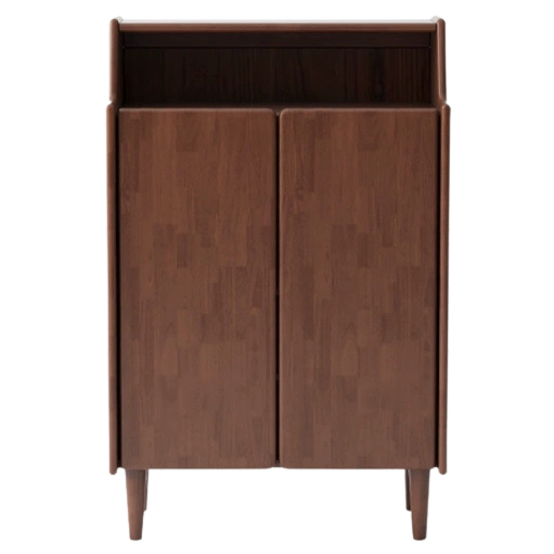 Oak Solid Wood, Solid RubberWood Shoe Entrance Porch Cabinet