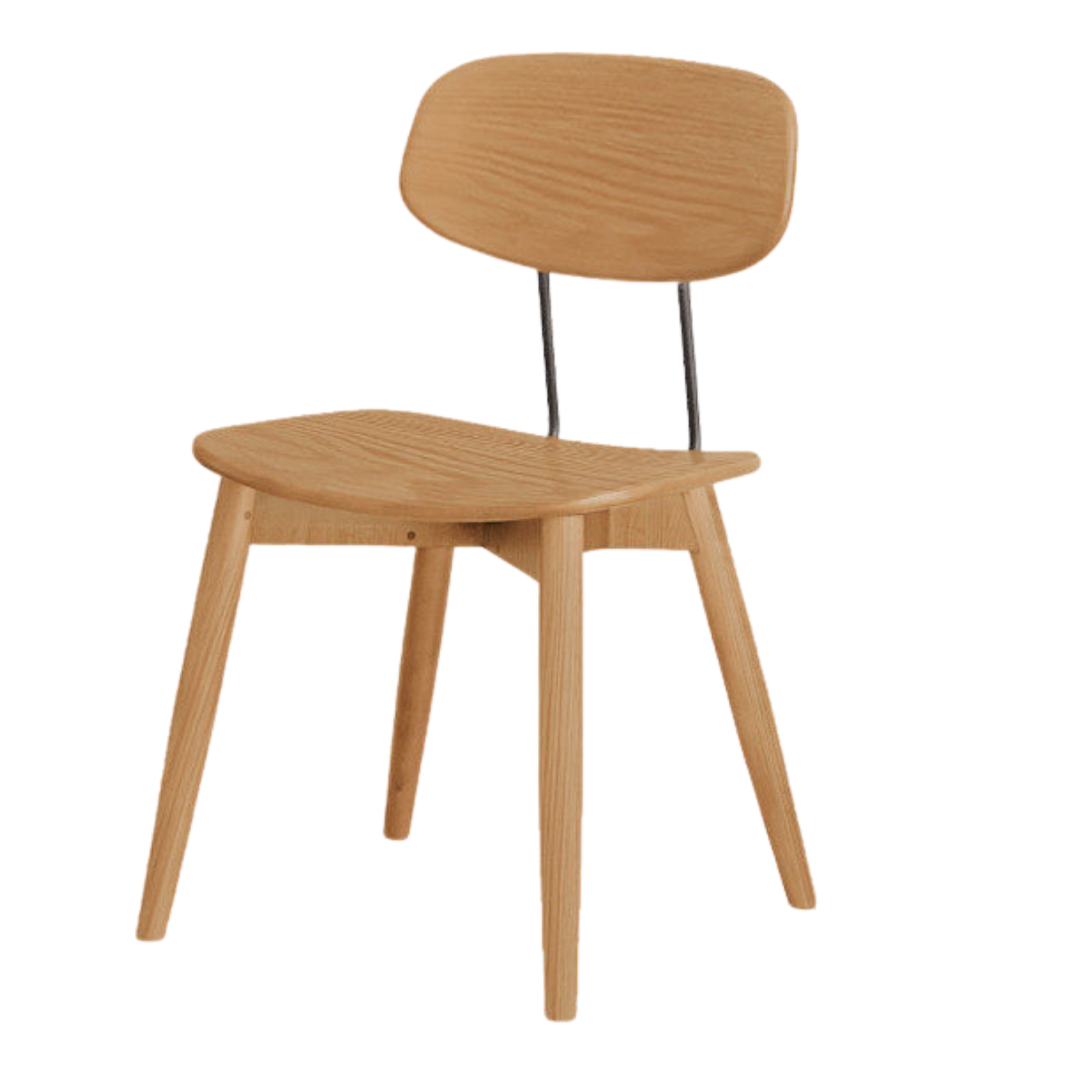 Set pcs 4 Beech, Cherry, Black Walnut, Oak Solid Wood Medieval Style Soft Retro Dining Chair