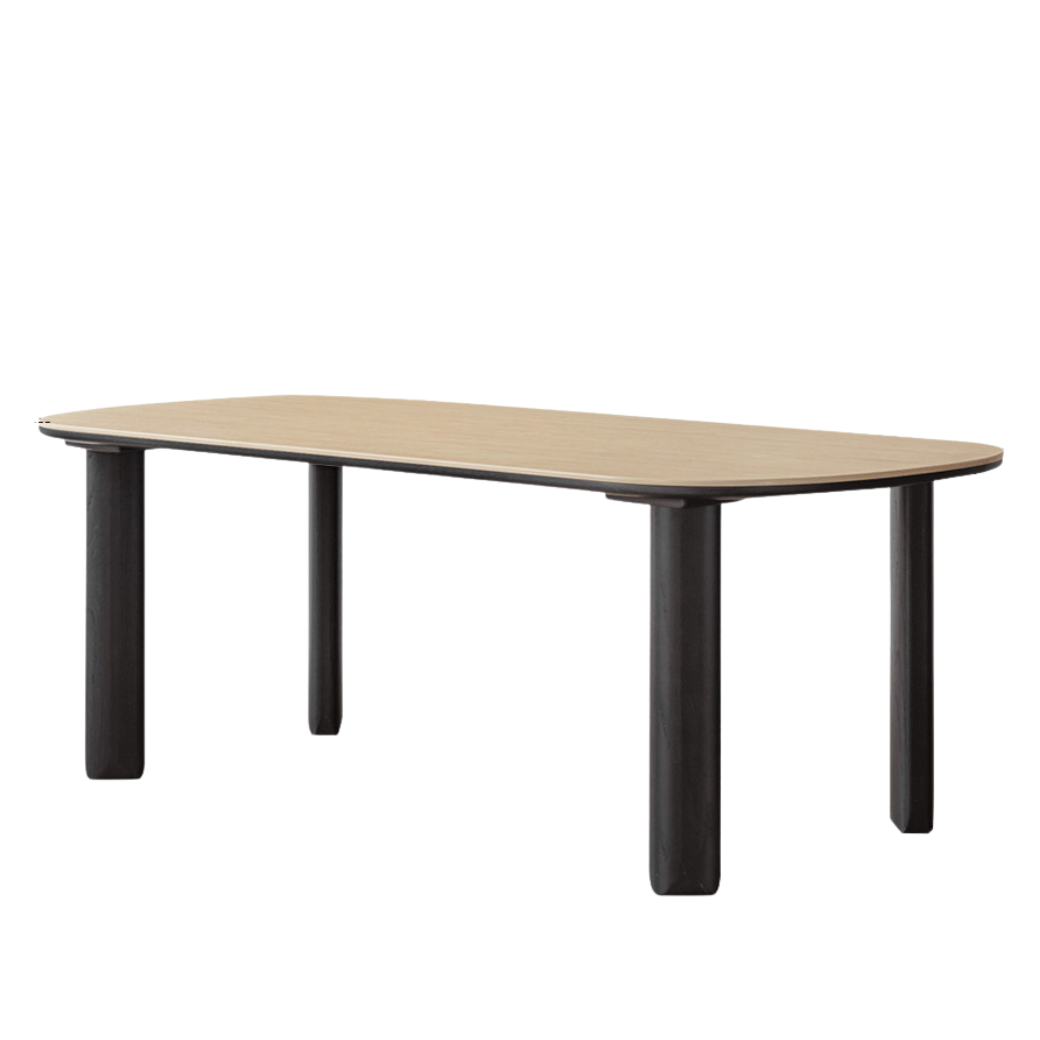 Oak Solid Wood Dining Table Modern Minimalist