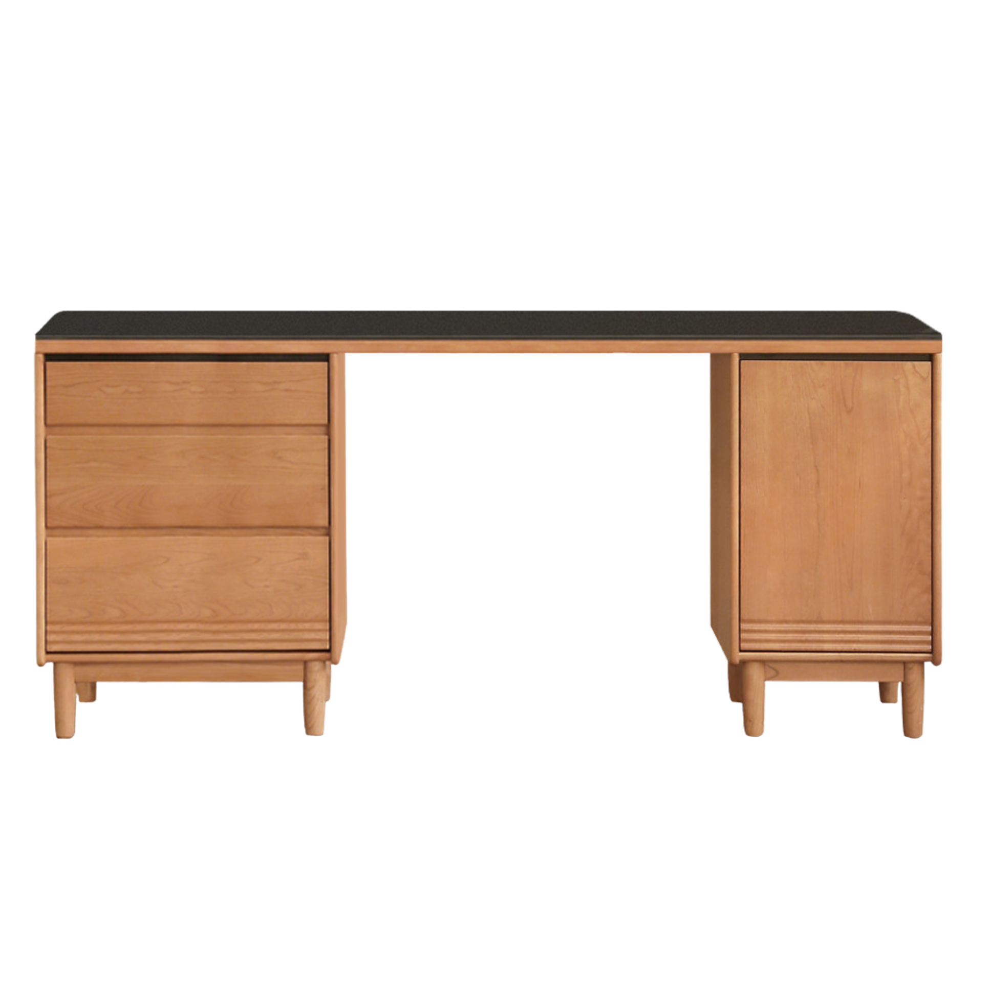 Cherry Solid Wood Rock Plate Sideboard