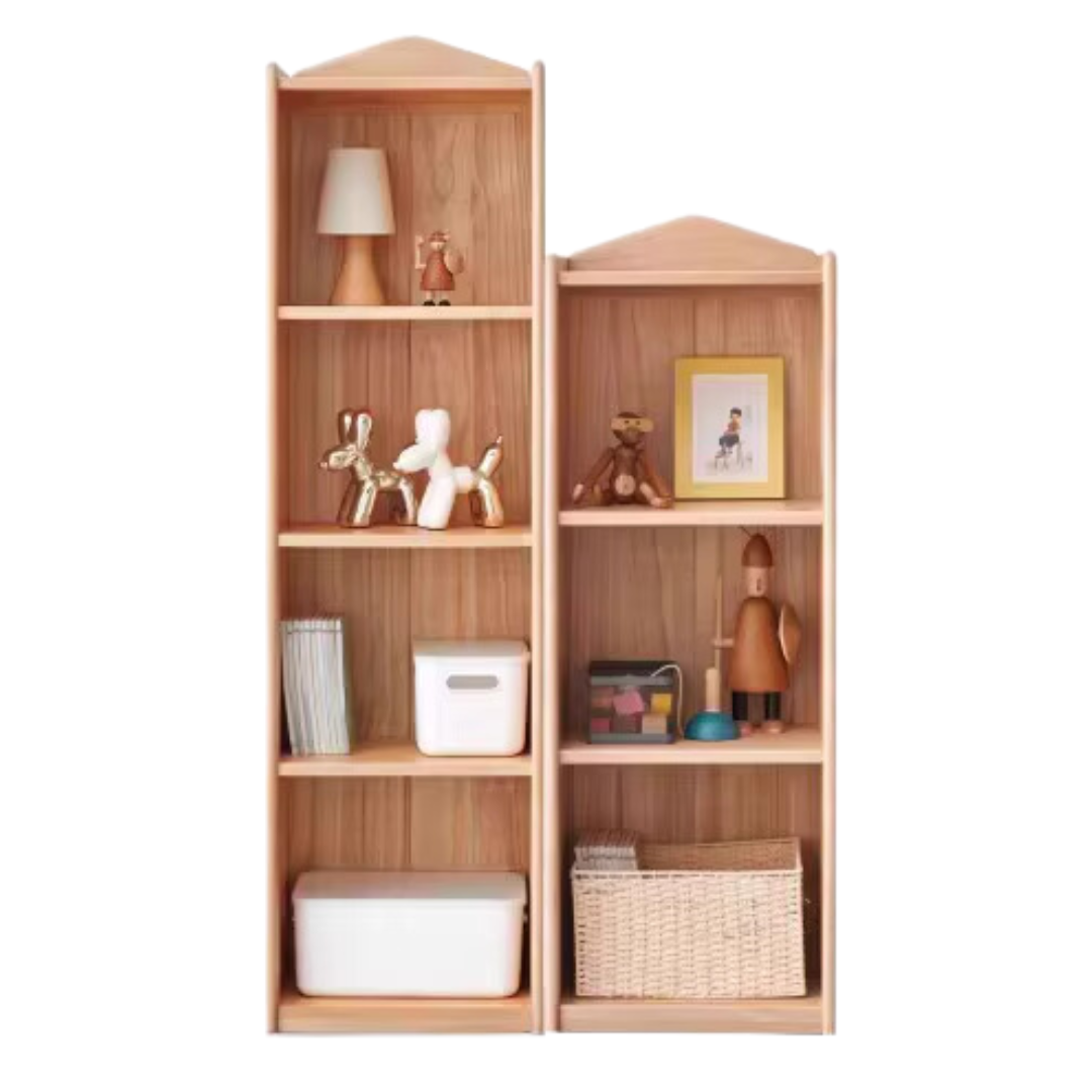 Beech solid wood combination Bookshelf, Cabinet