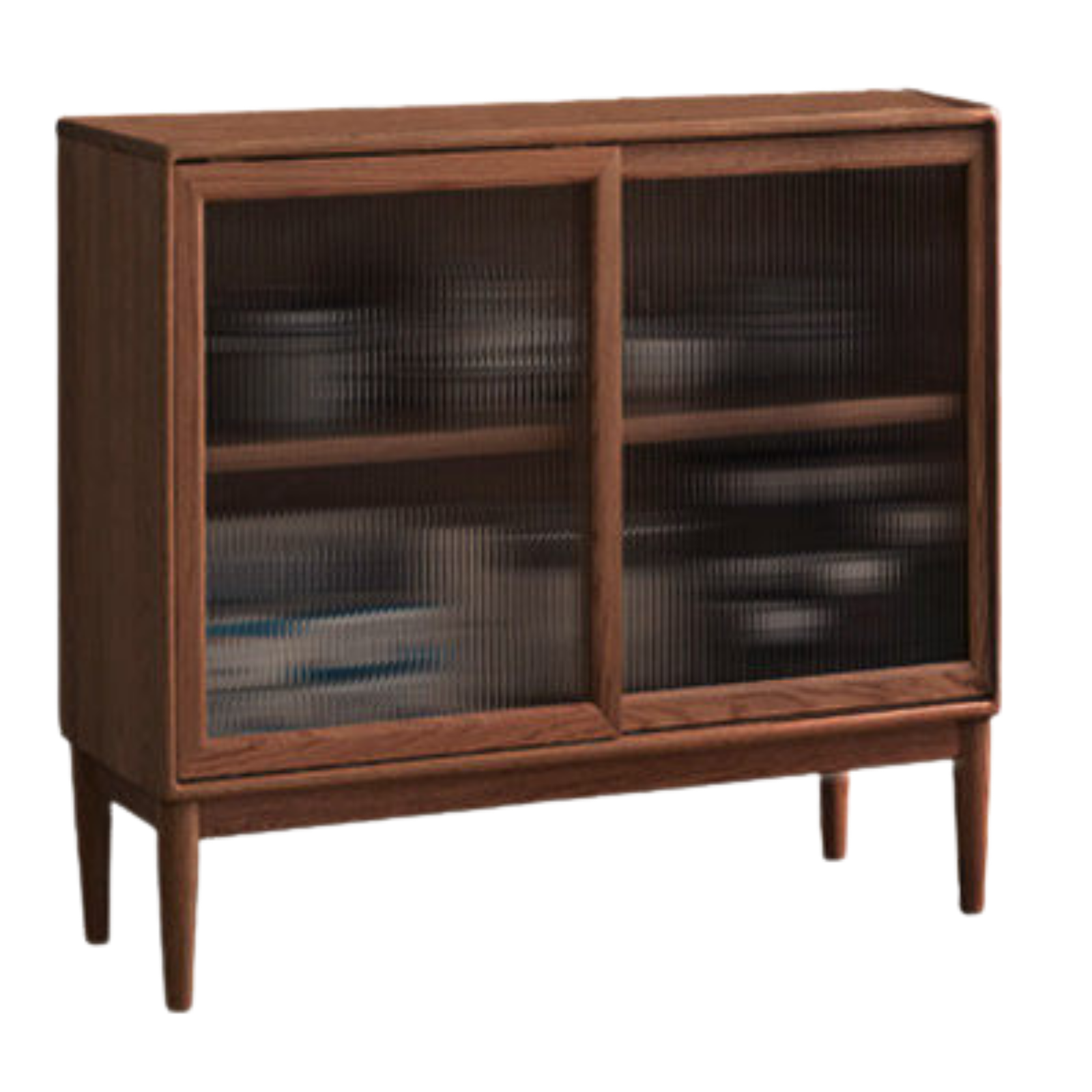 Ash Solid Wood Sideboard High Wine Cabinet Buffet