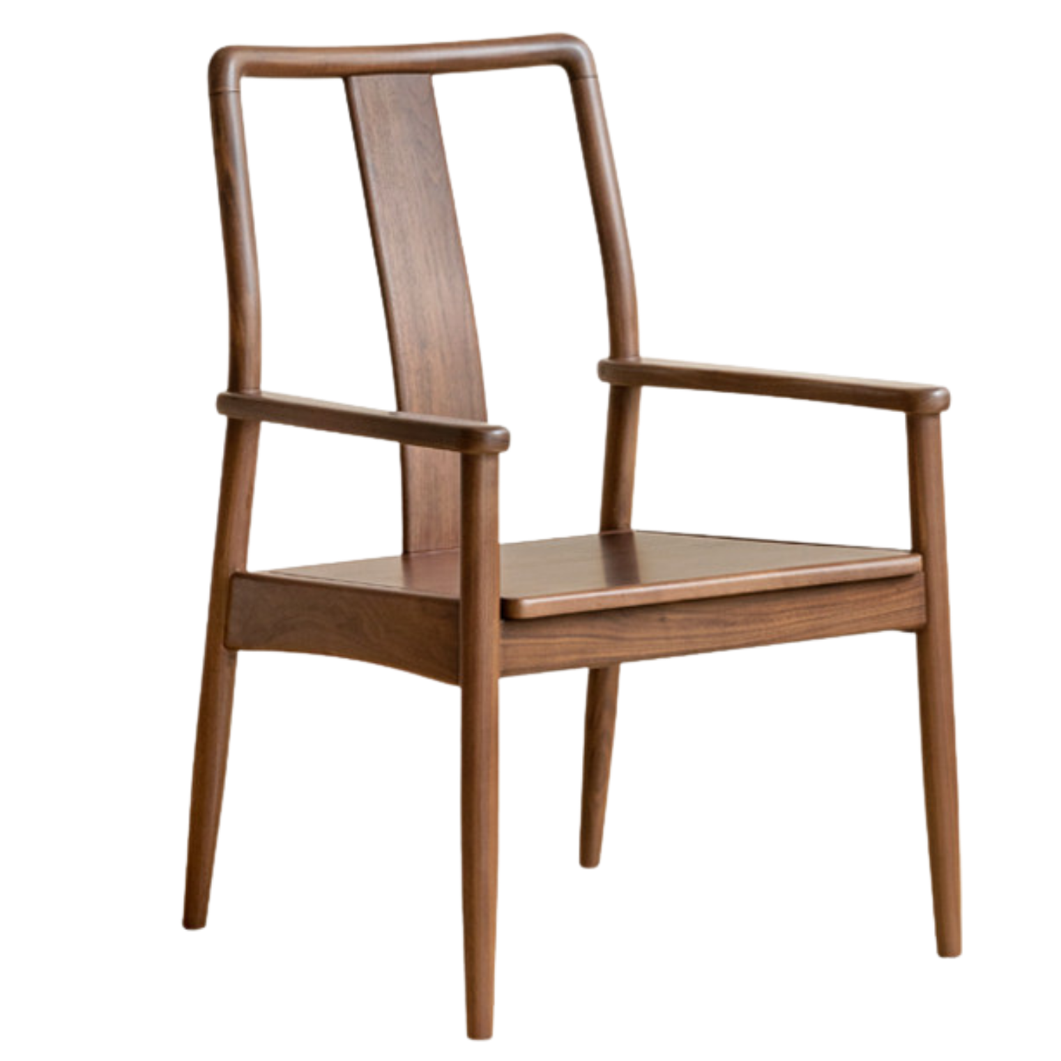 Black Walnut Solid Wood Tea Chair