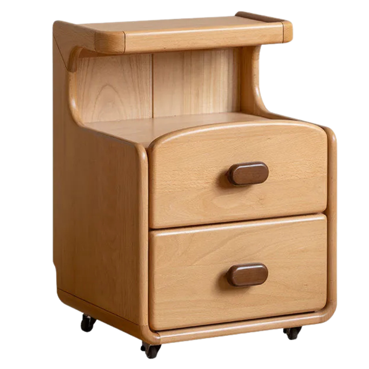 Beech Solid Wood Children's Nightstand Modern Minimalist