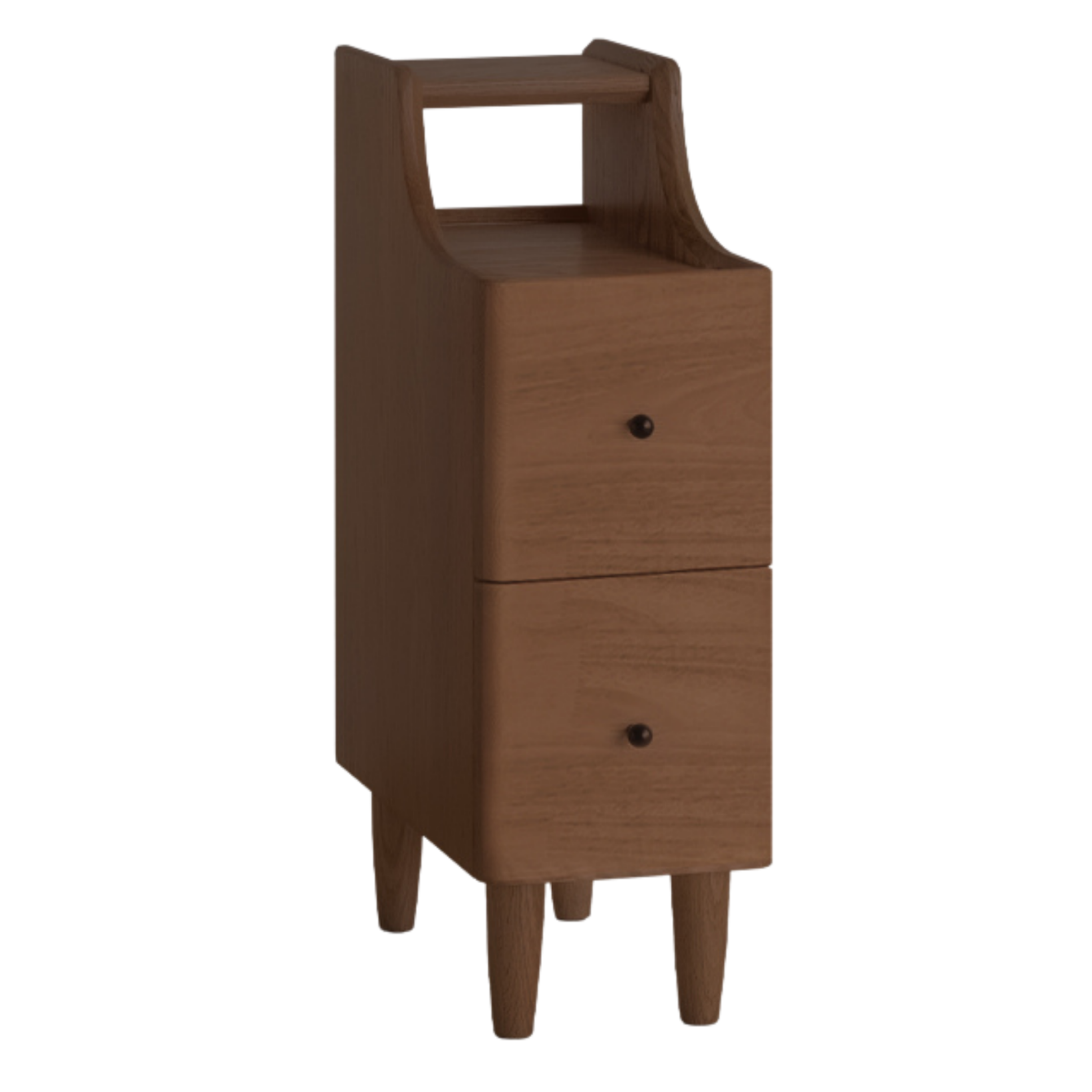 Ash, Oak Solid Wood, Solid RubberWood Modern Nightstand.