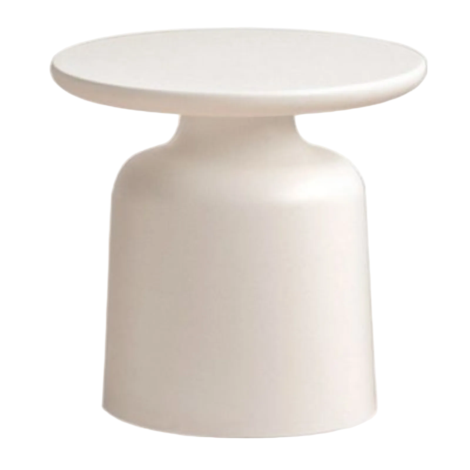 Oak Solid Wood, Solid RubberWood Round Nesting Coffee Tables, Modern Cream Style