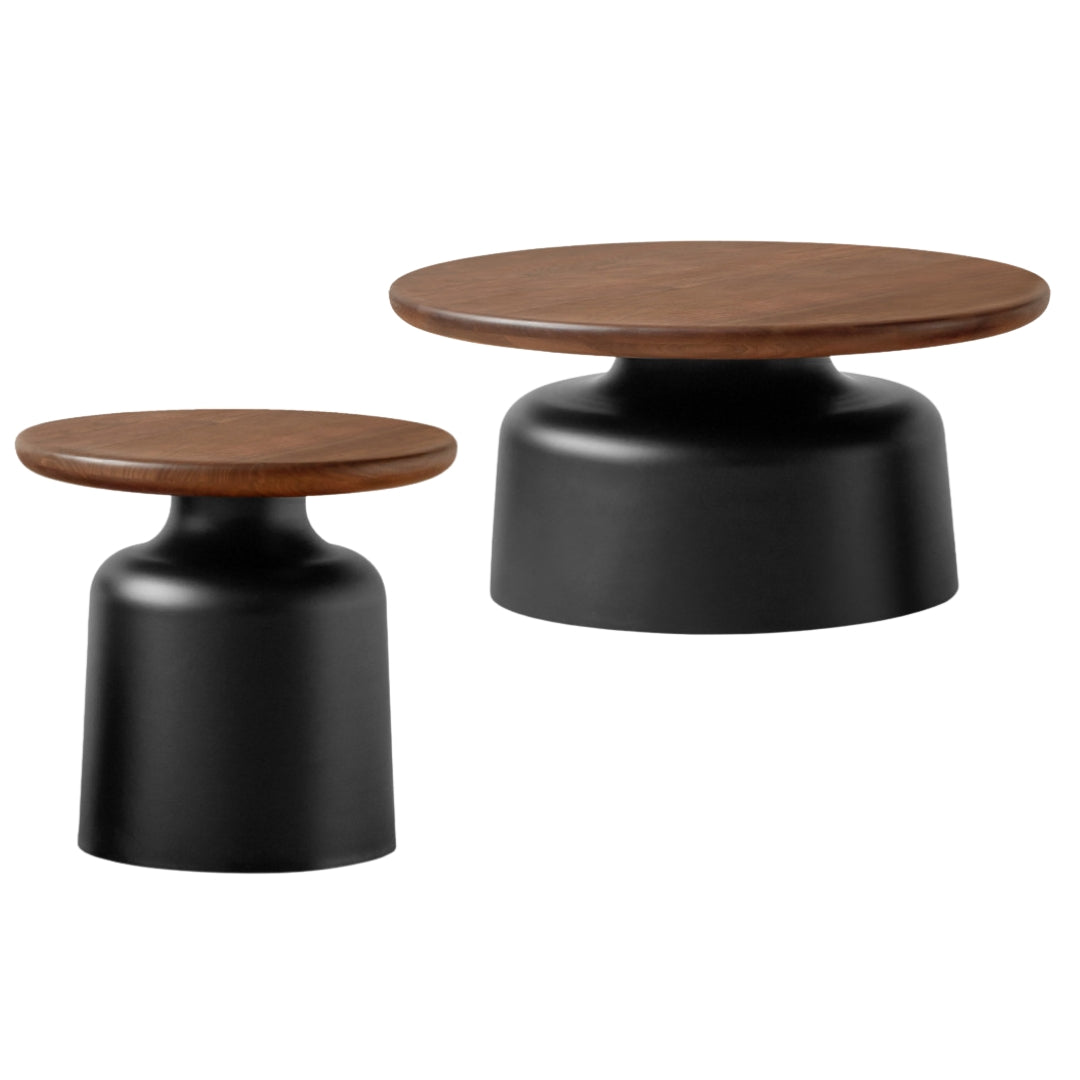 Black Walnut Solid Wood Italian Light Luxury Tea Table