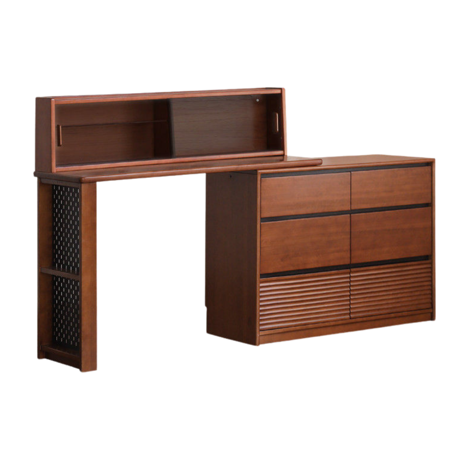 Tulipwood Solid Wood Vanity Table Cabinet Perforated Board.