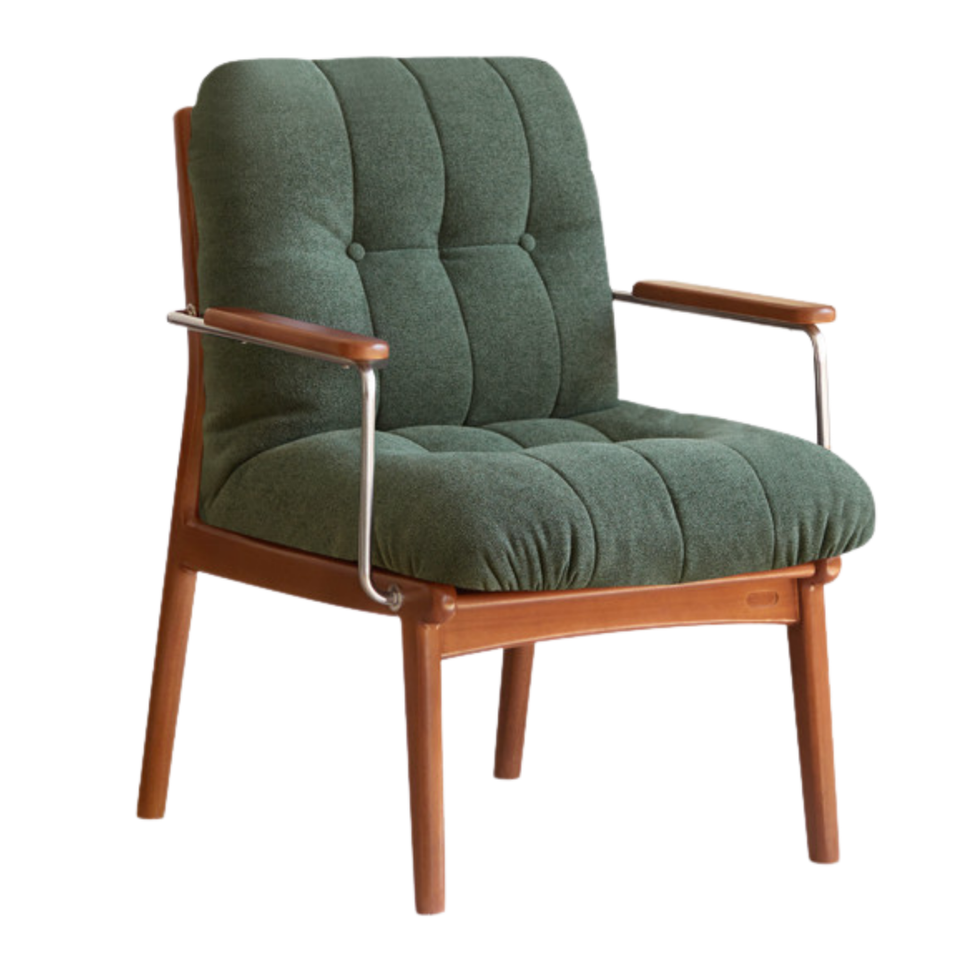Solid Rubberwood Medieval Style Leisure Chair