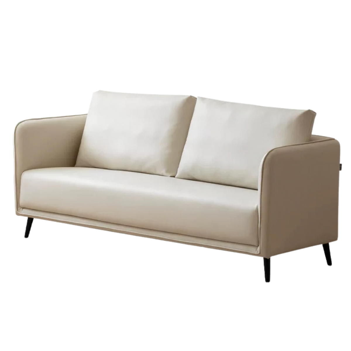 Genuine Leather, eco-leather ultra-slim modern design sofa