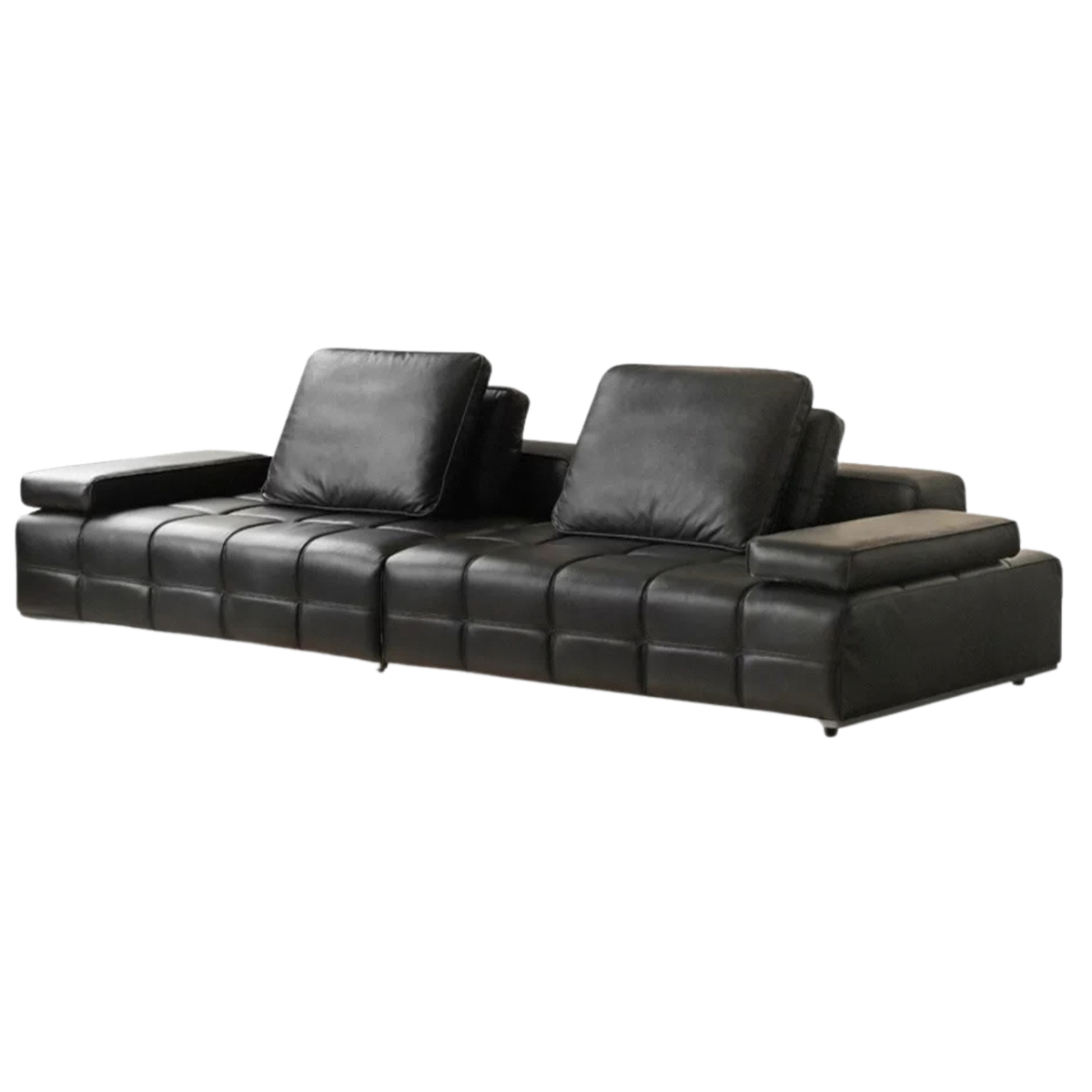 Genuine Leather Lawrence Italian Modern Sofa
