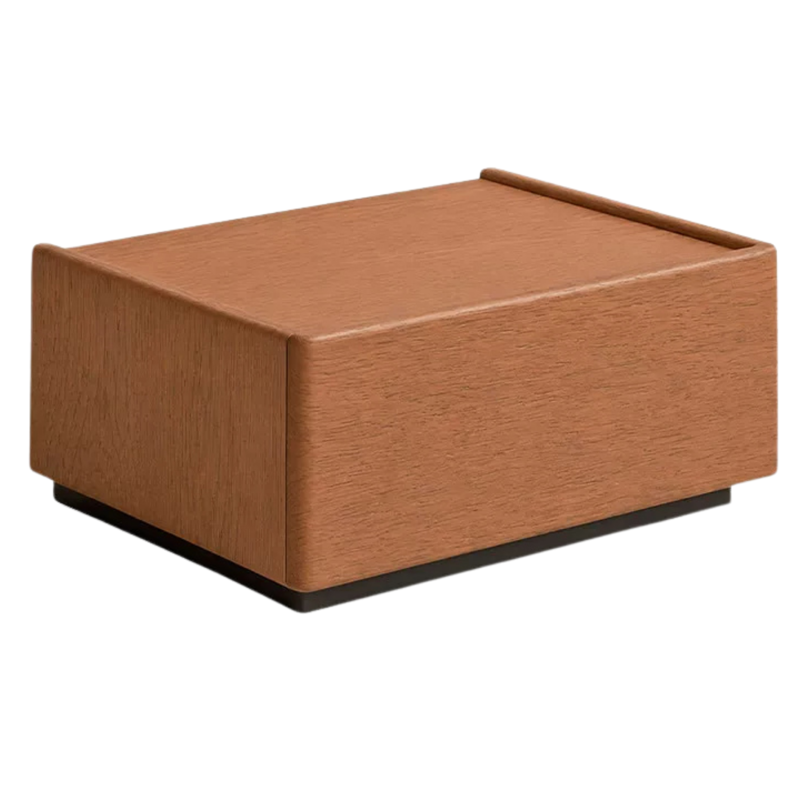 Oak, Ash Solid Wood, Solid RubberWood Color Block Nightstand Chest