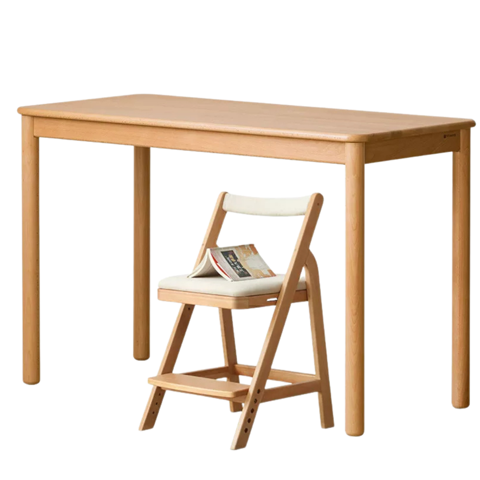 Beech Solid Wood Kids Writing Desk