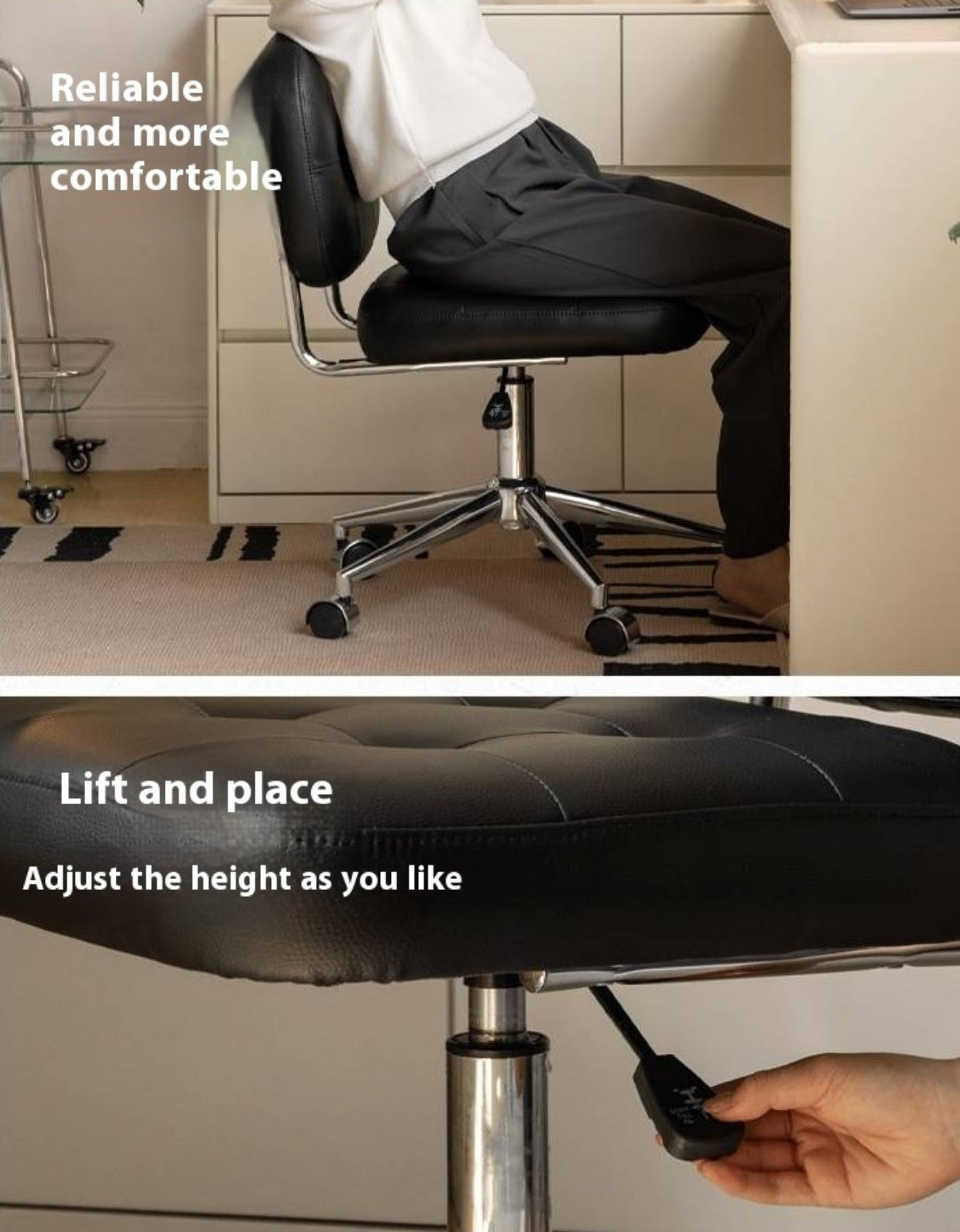 Fabric Modern Minimalist Makeup Stool