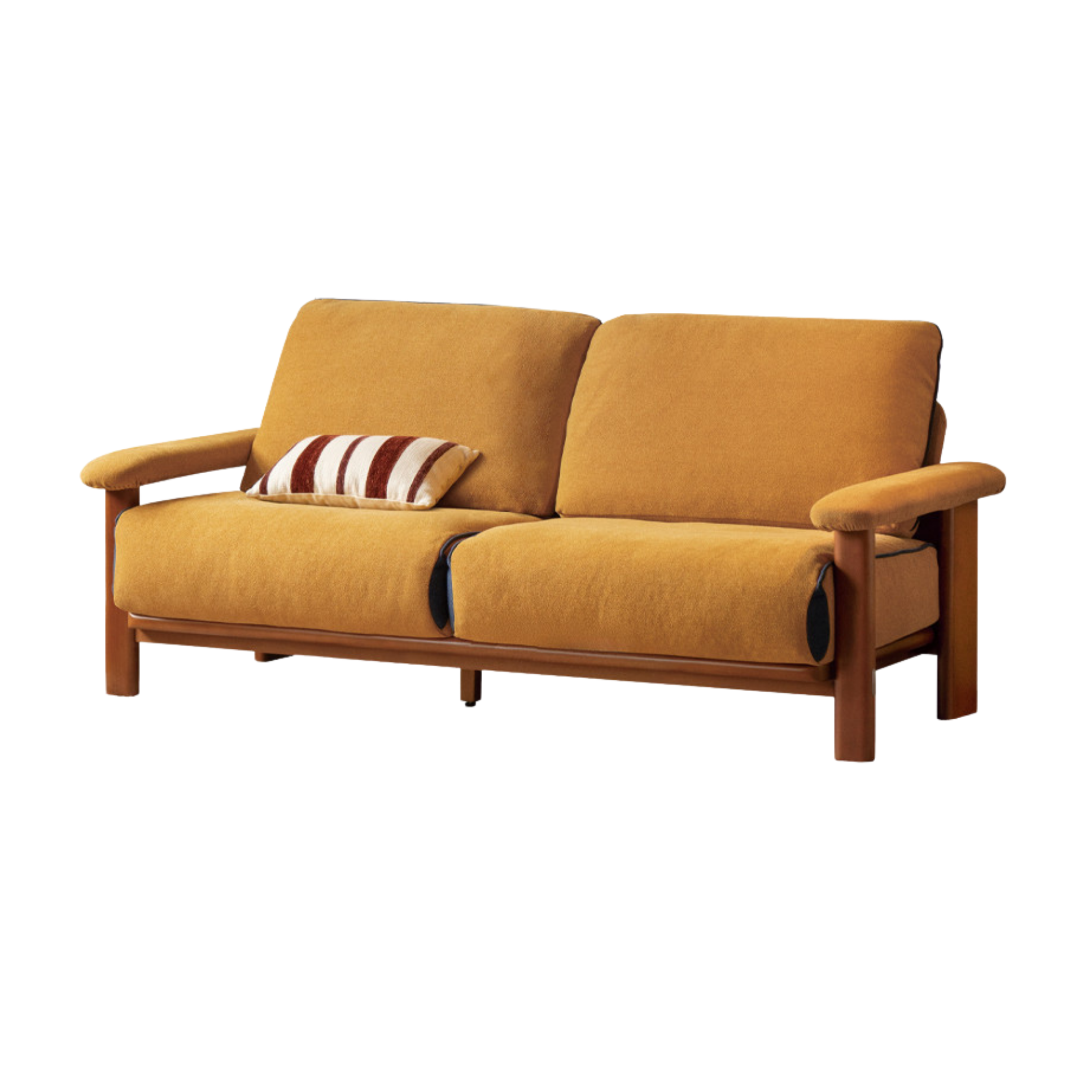 Beech Solid Wood Antique Style Sofa 4 color