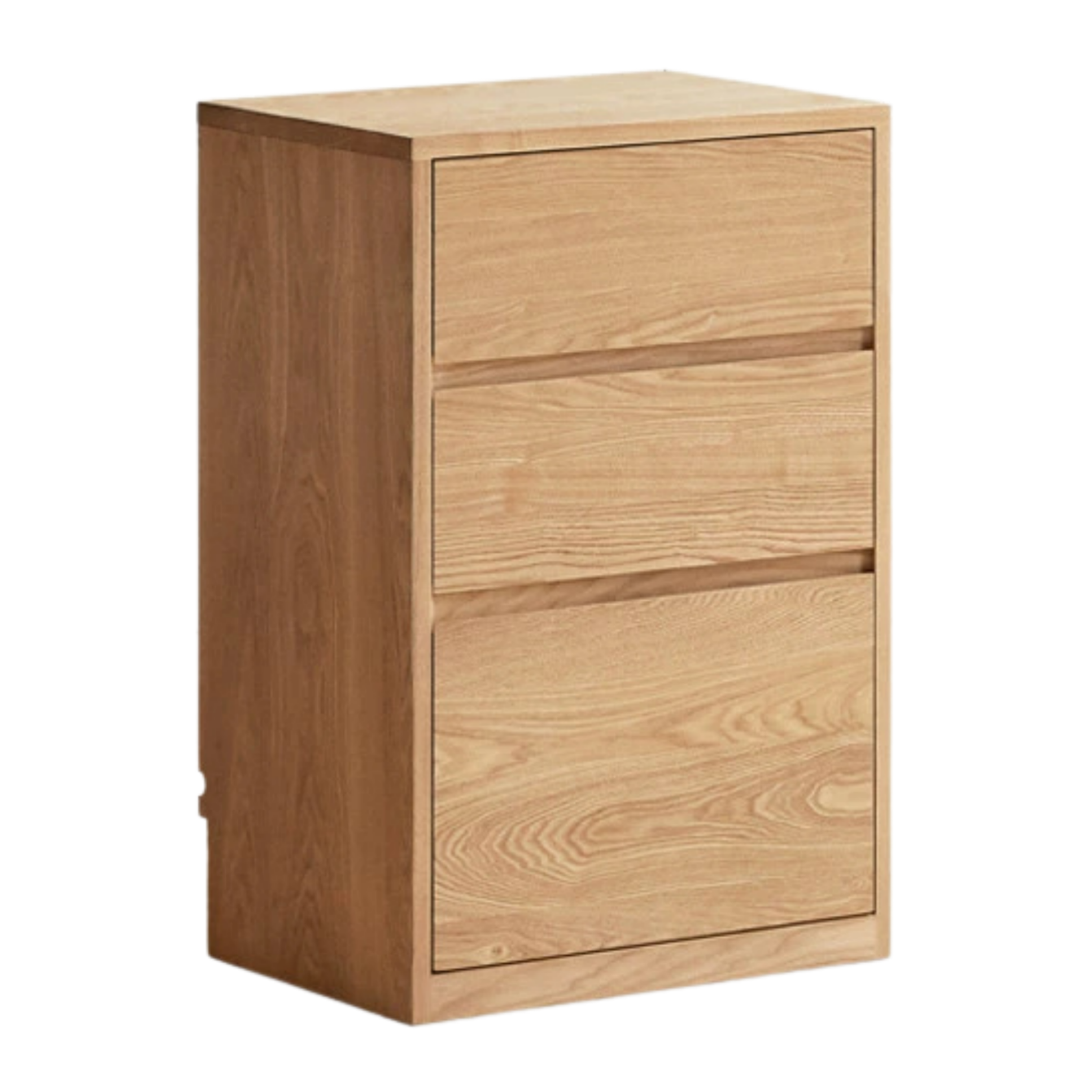 Ash Solid Wood Bookcase Storage Cabinet