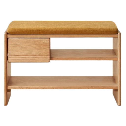 Oak Solid Wood Shoe Changing Stool