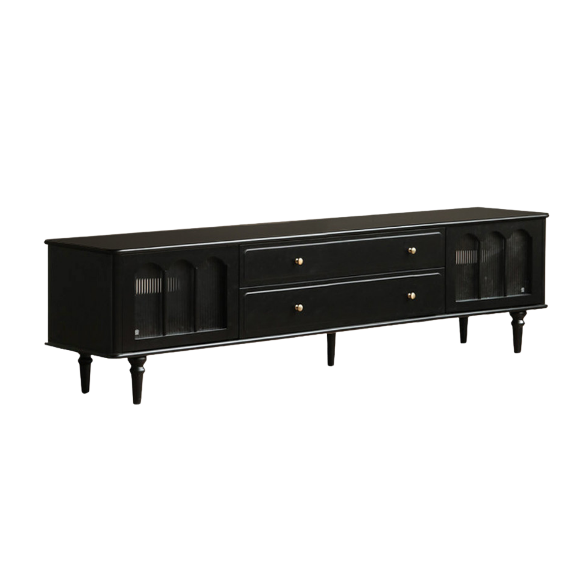 Solid RubberWood French Retro TV Stand