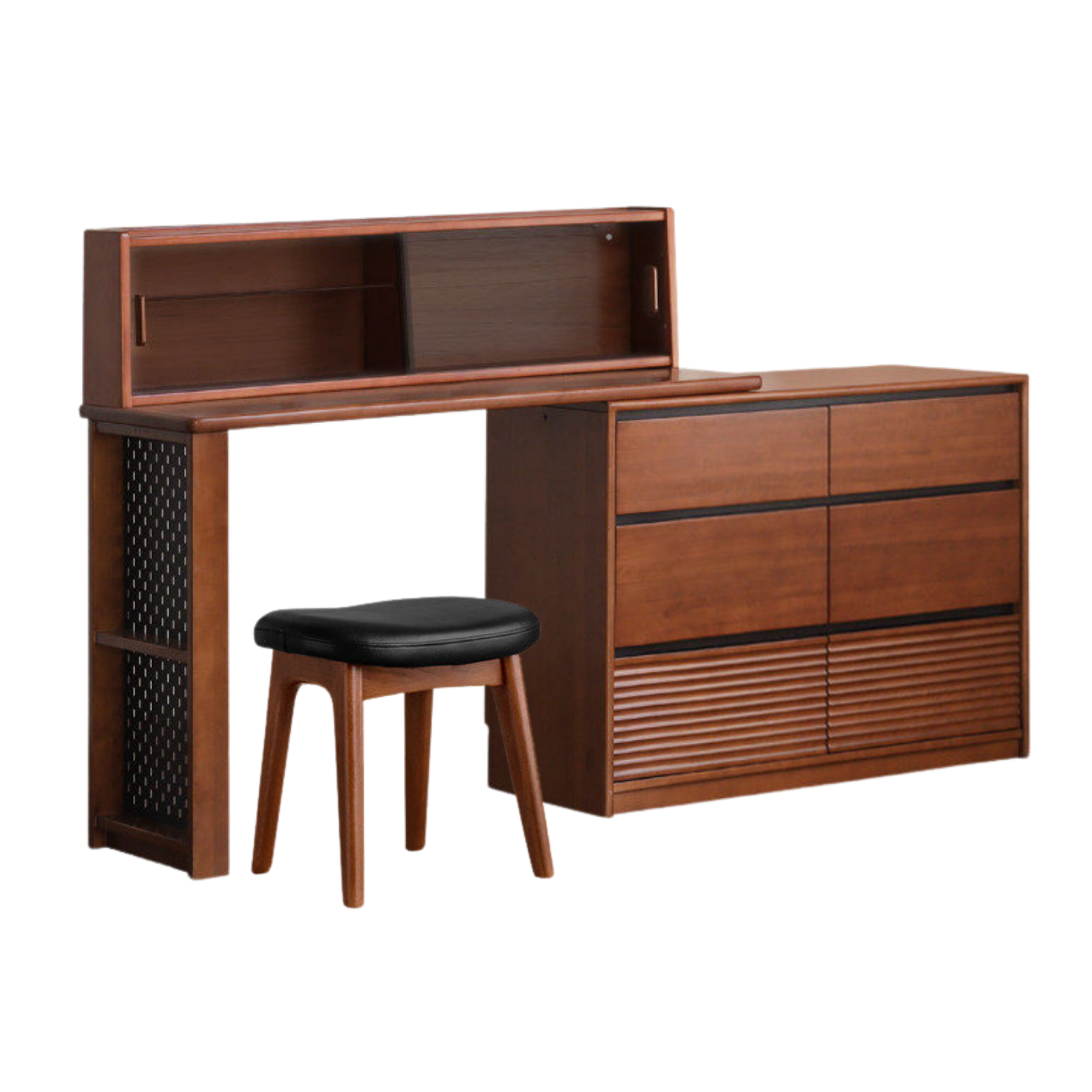 Tulipwood Solid Wood Vanity Table Cabinet Perforated Board
