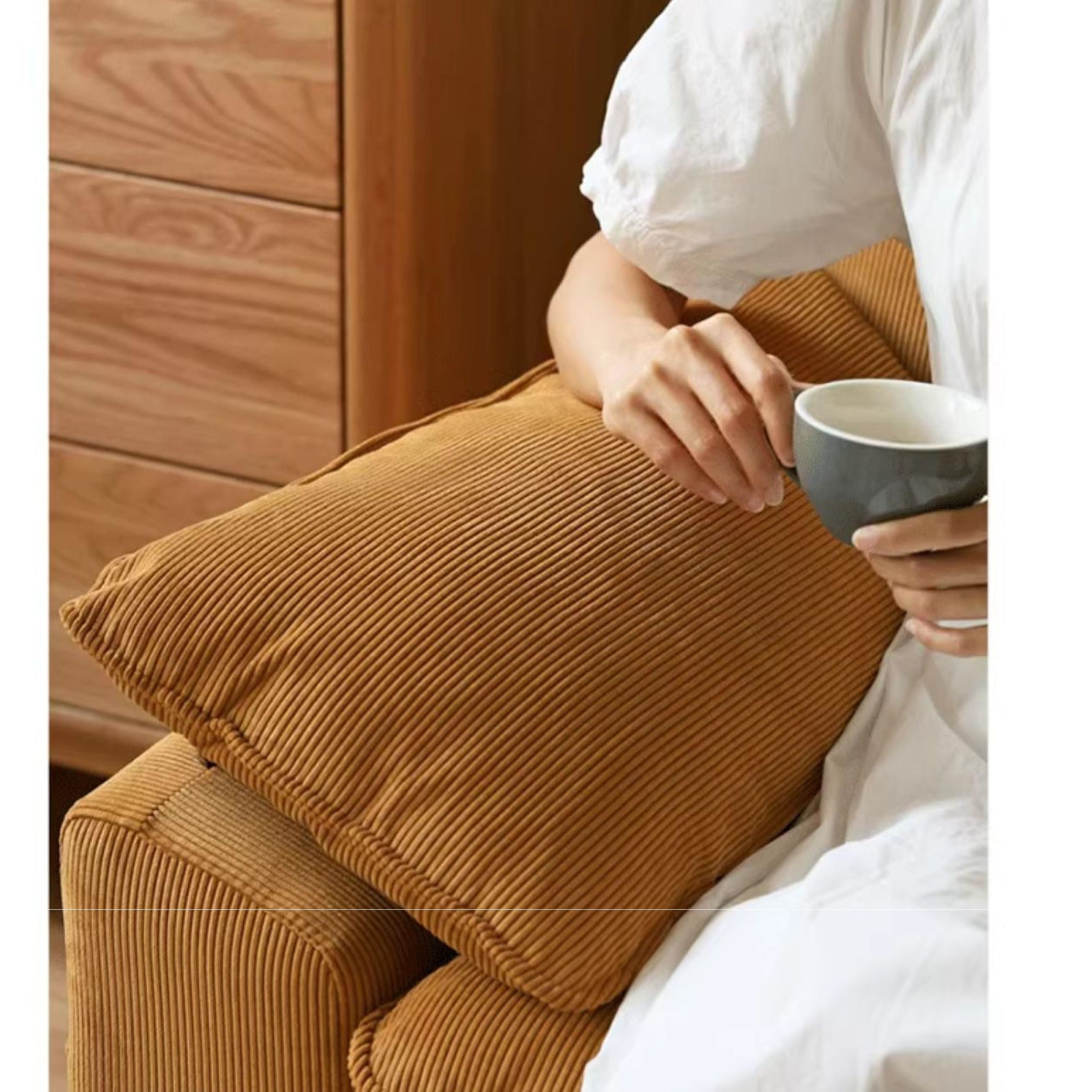 Ash Fabric Sofa Living Room