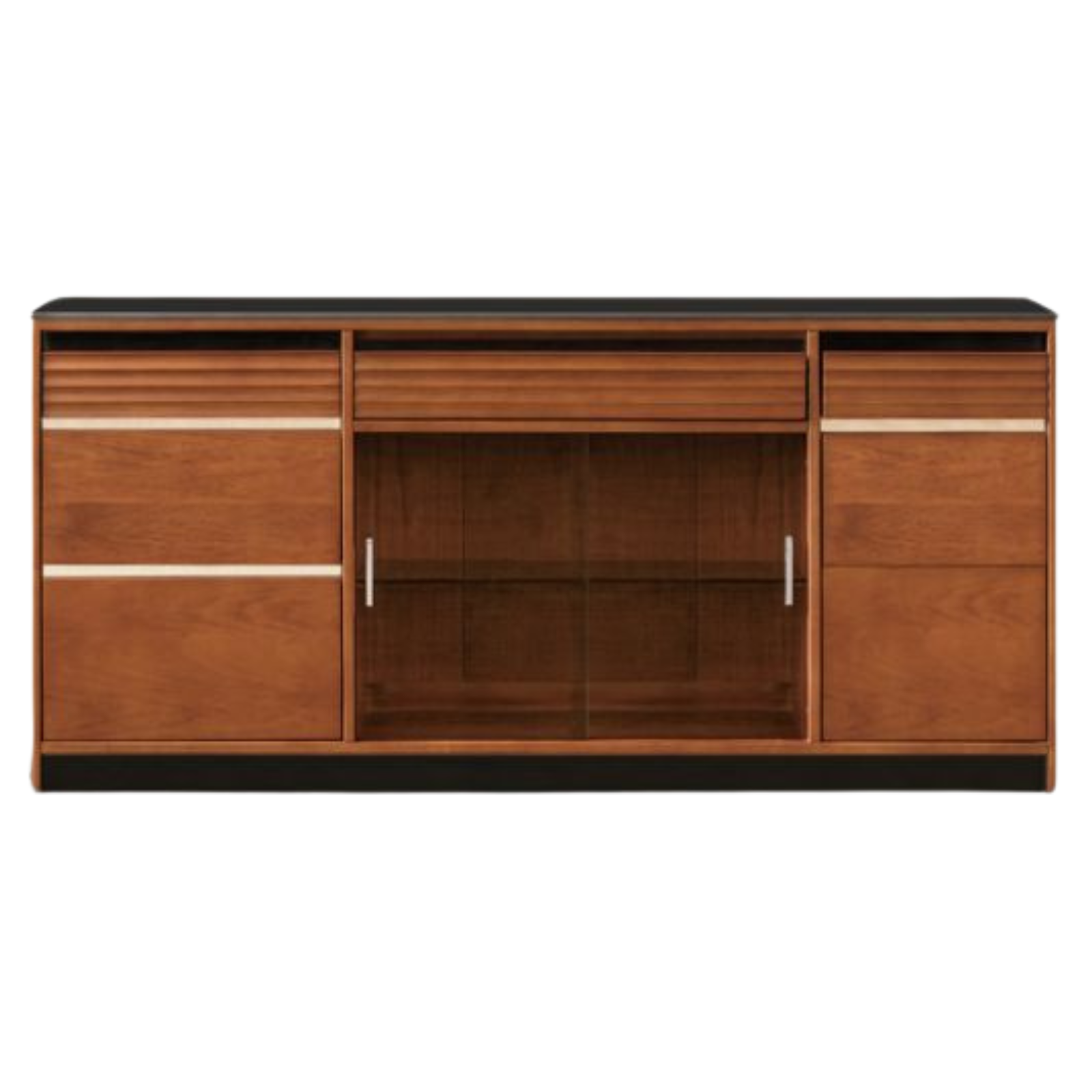 Tulipwood Solid Wood Bauhaus Rock Plate Sideboard