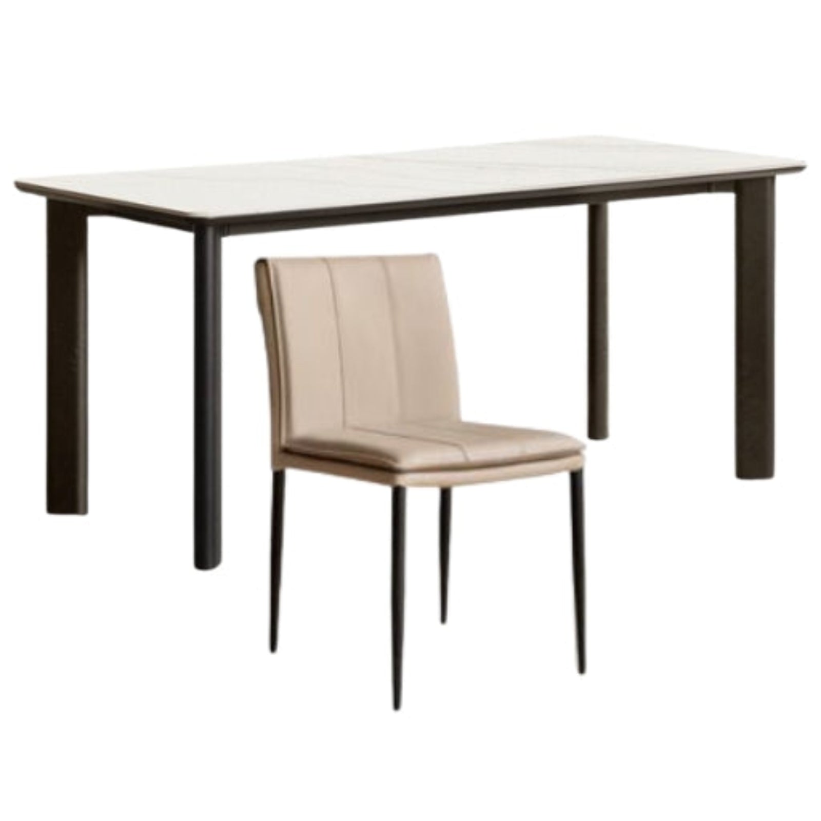 Iron Long Modern Dining Table