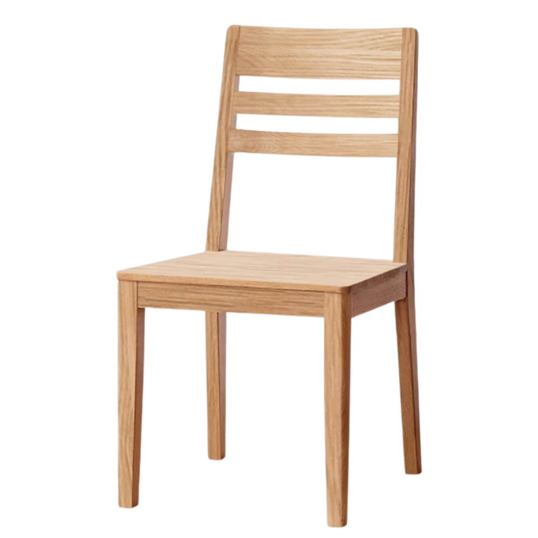 4 pcs set Oak, Ash solid wood - dining chair: