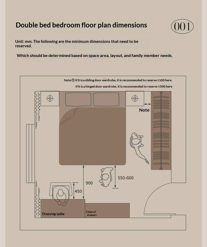 Black Walnut Solid Wood Box Bed — Italian Light Luxury, Genuine Leather Upholstered Headboard