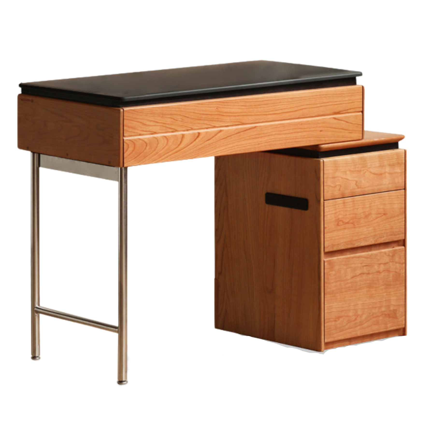 Cherry Wood Retractable Dressing Table