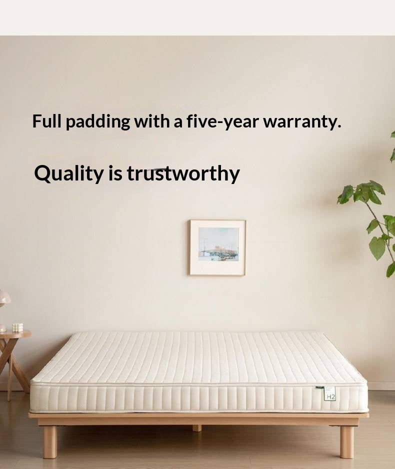Zero-Glue Mattress S-Shaped Jute Hard Mattress Natural Latex Back Support Mattress Whole Mesh Spring Mattress Golden Hemp