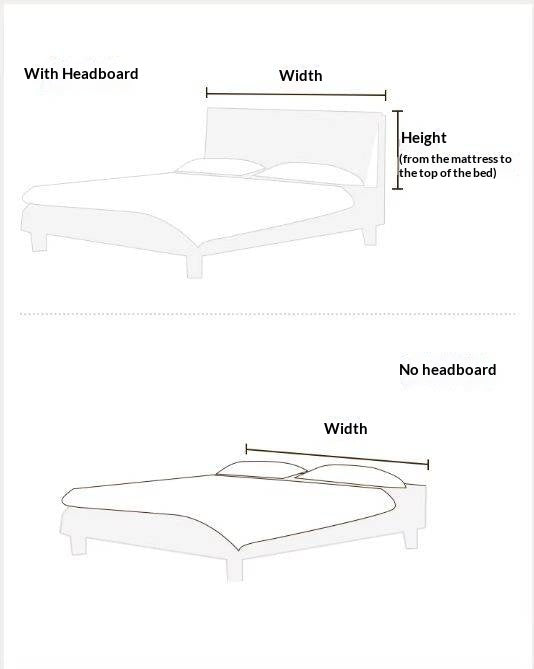 Fabric Bed Headboard Pillow with Large Removable Backrest Cushion