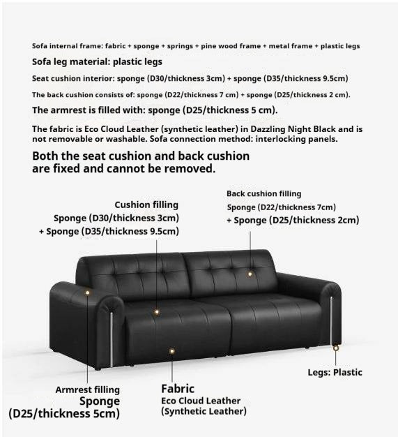 Electric Sofa Bed with Italian Retro Silhouette