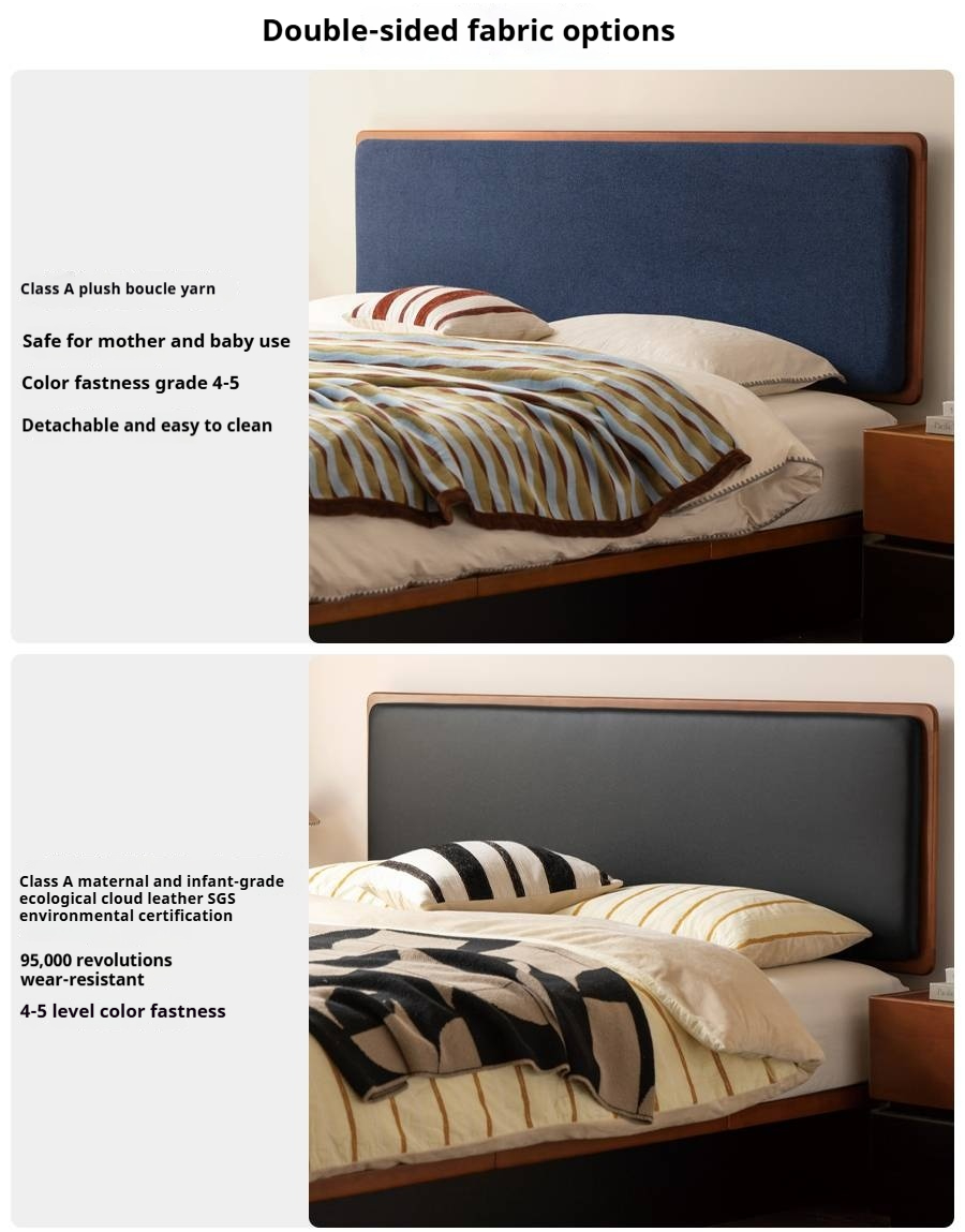 Poplar Solid Wood Soft Suspended Box Bed