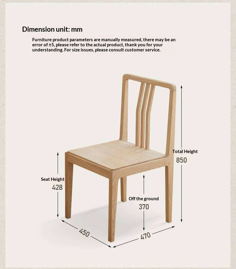 Set 4pcs Black Walnut, Ash Solid Wood Dining Chair