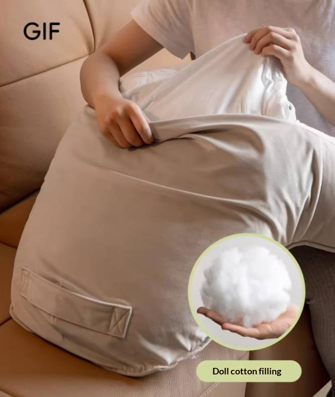 Headboard Pillow with Removable and Washable Cover