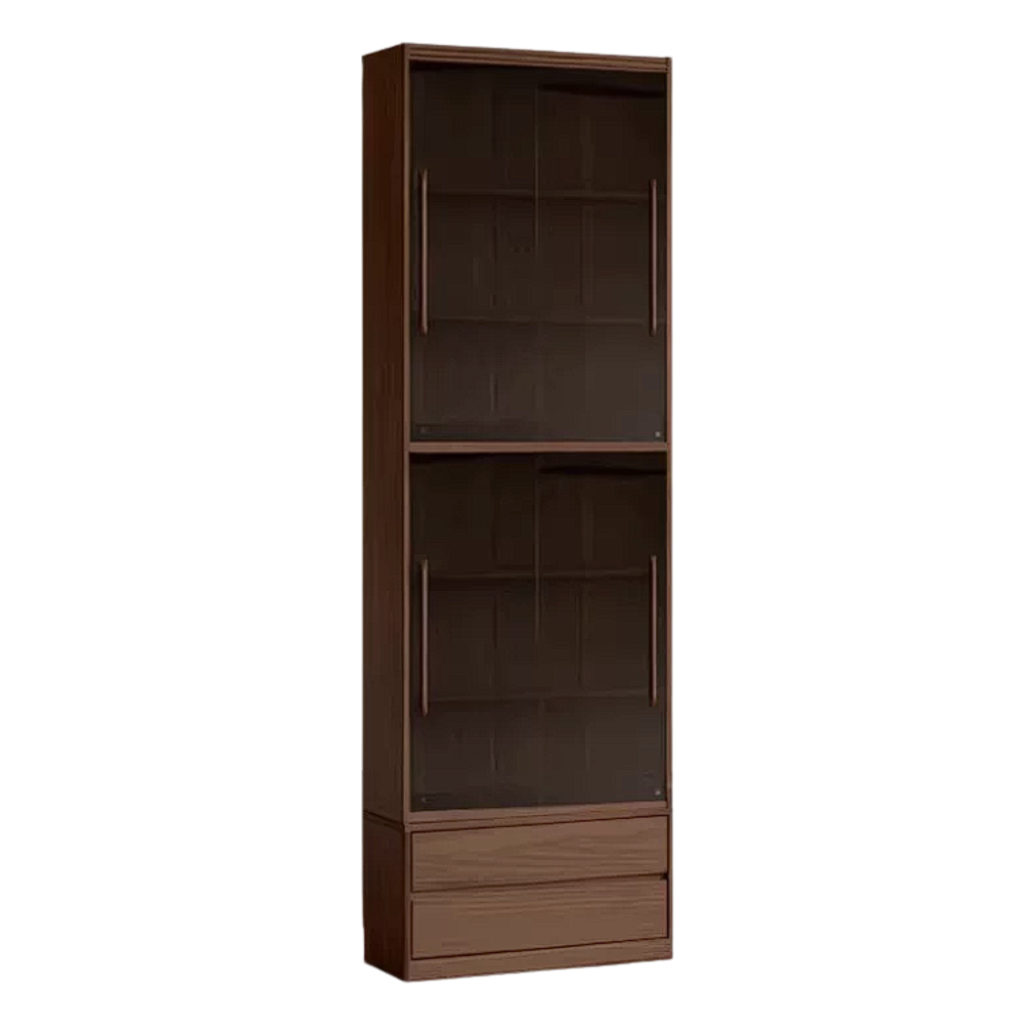 Sandalwood, Oak, Ash Solid Wood Combination Bookcase